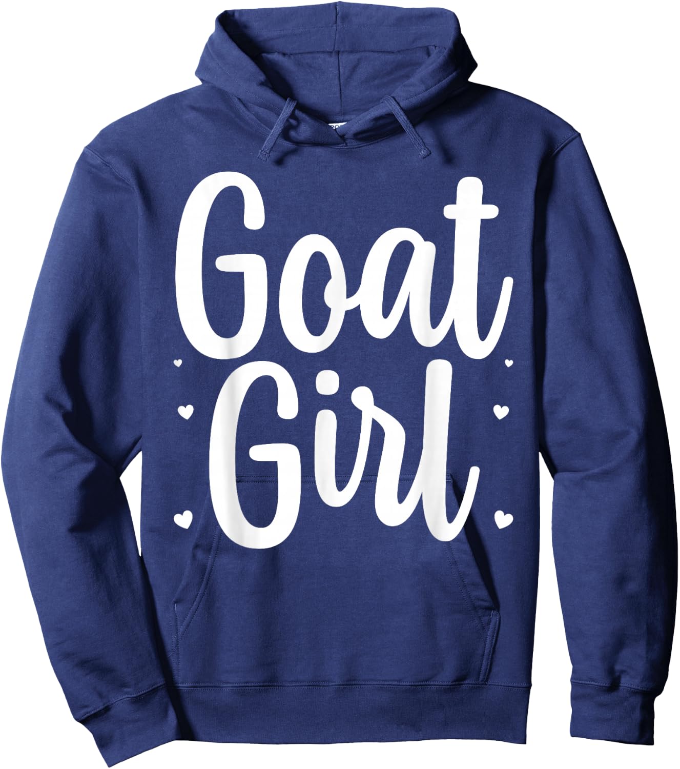 Cool Goat Design Girls Animal Farming Goat Lover Hoodie - Hoodie | Navy