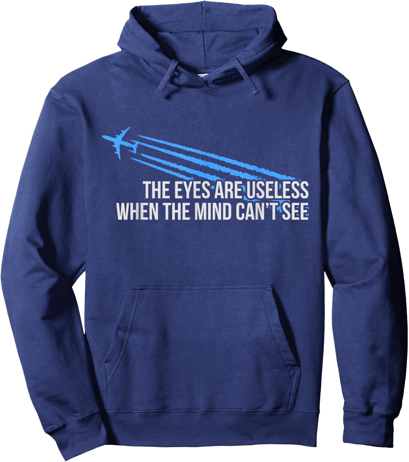 The Eyes Are Useless Chemtrail Hoodie - Hoodie | Navy