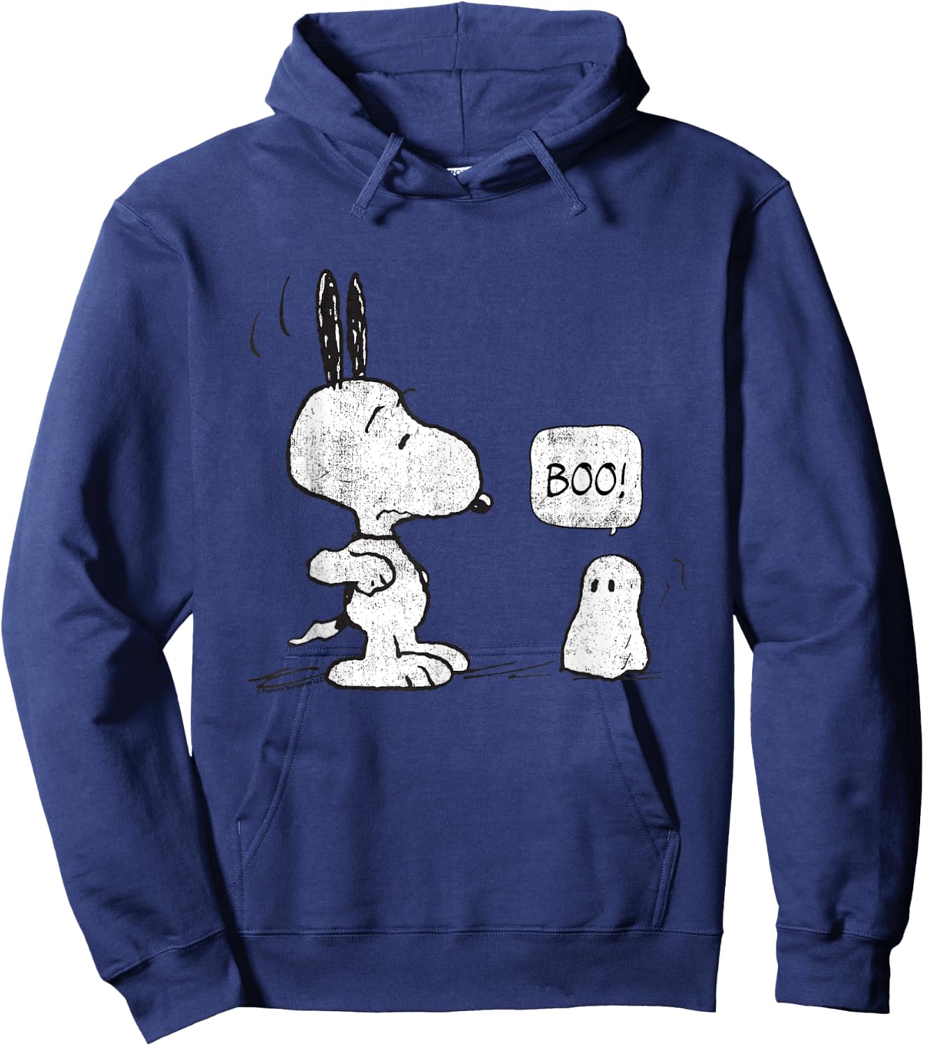 Peanuts Halloween Ghost Fright Snoopy Hoodie - Hoodie | Navy