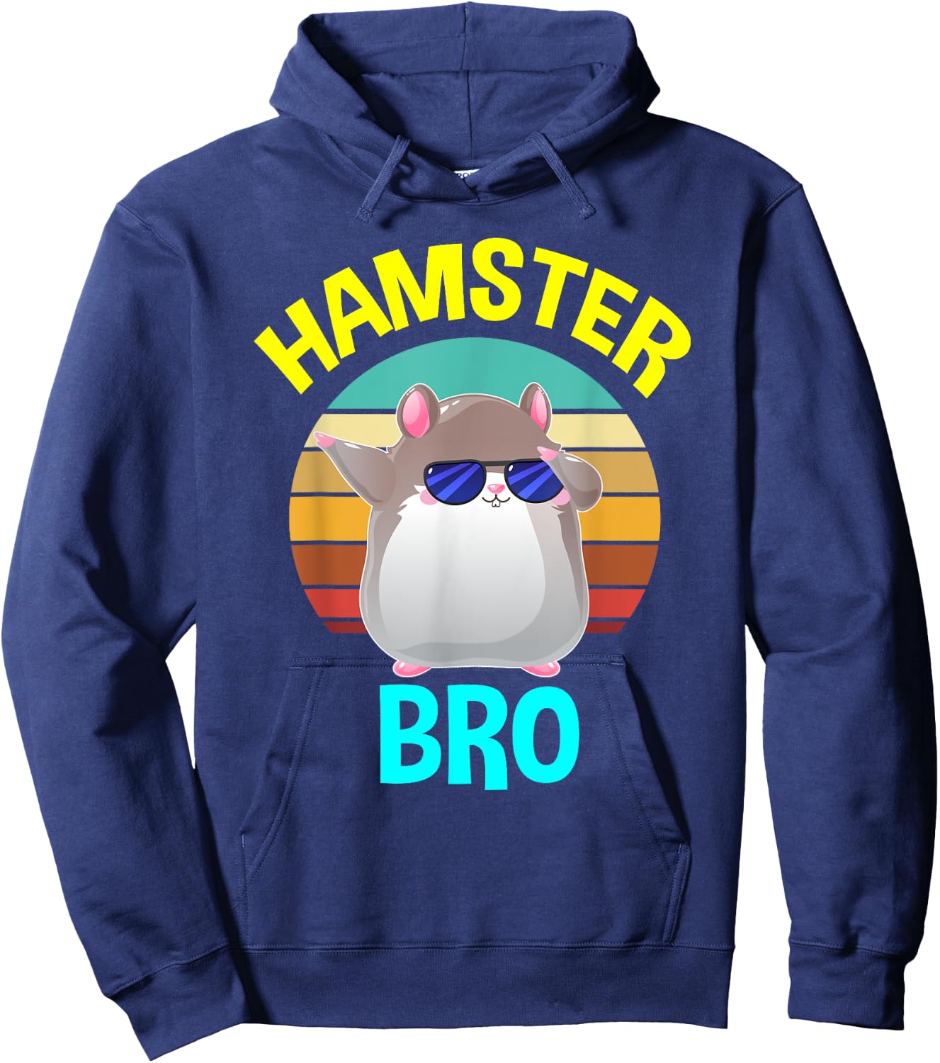 Hamster Shirt for Boys Bro Brother Cute Funny Costume Gifts Hoodie - Hoodie | Navy