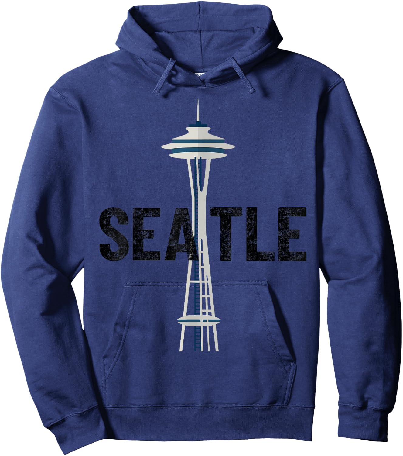Cool Seattle Space Needle Traveler Souvenir Washington State Hoodie - Hoodie | Navy