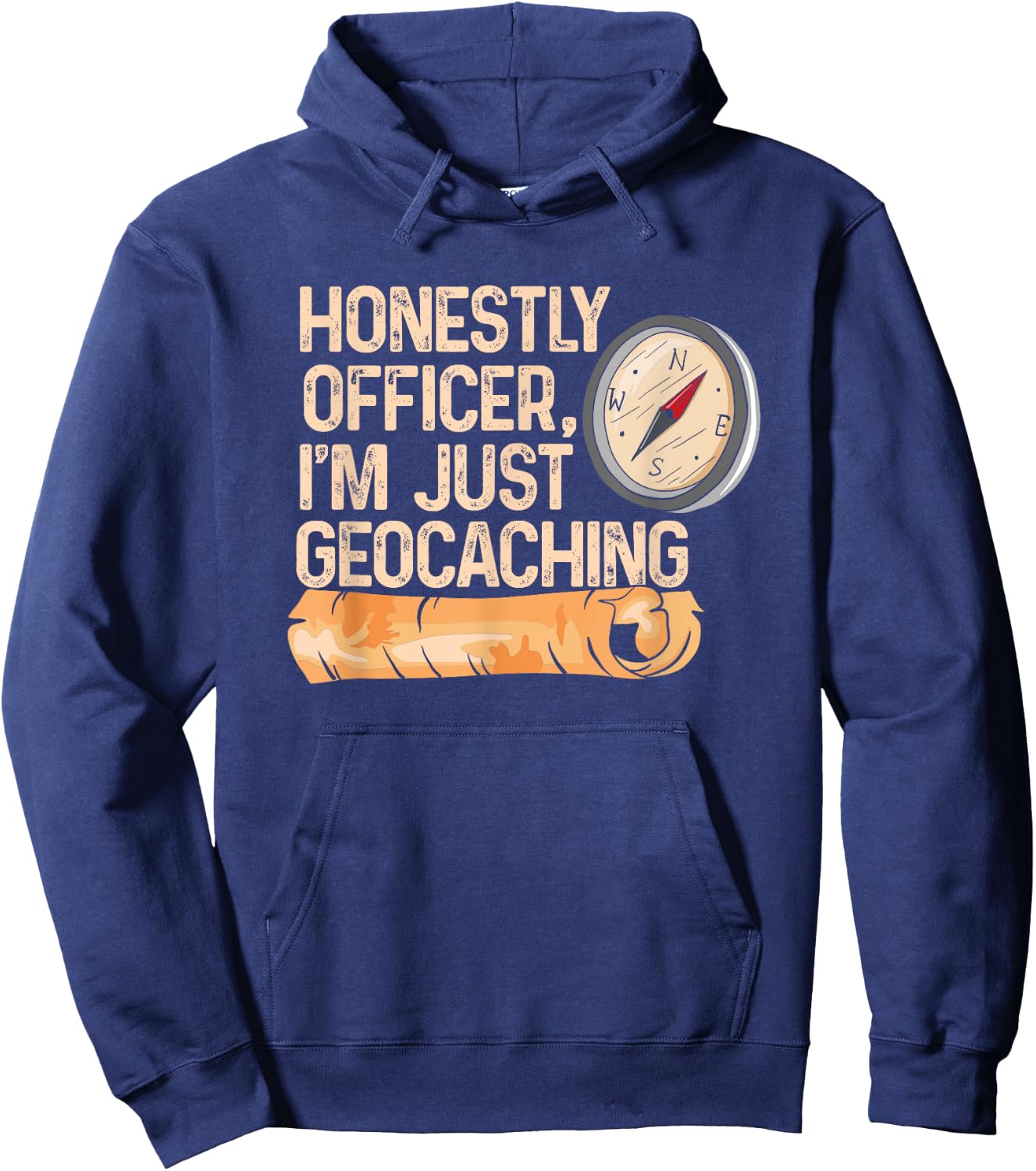 Metal Detecting for Geocacher Detectorist Geocaching Hoodie - Hoodie | Navy