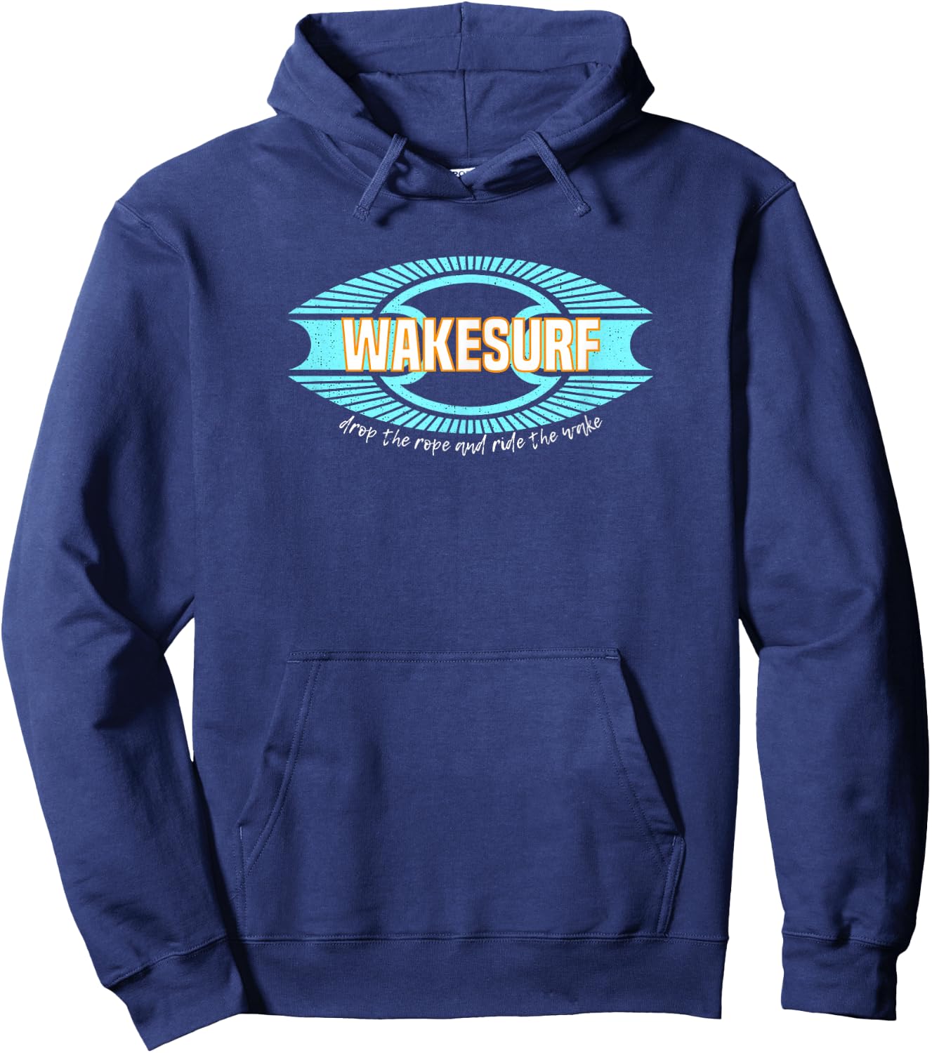 Wakesurf Boat Hoodie - Hoodie | Navy