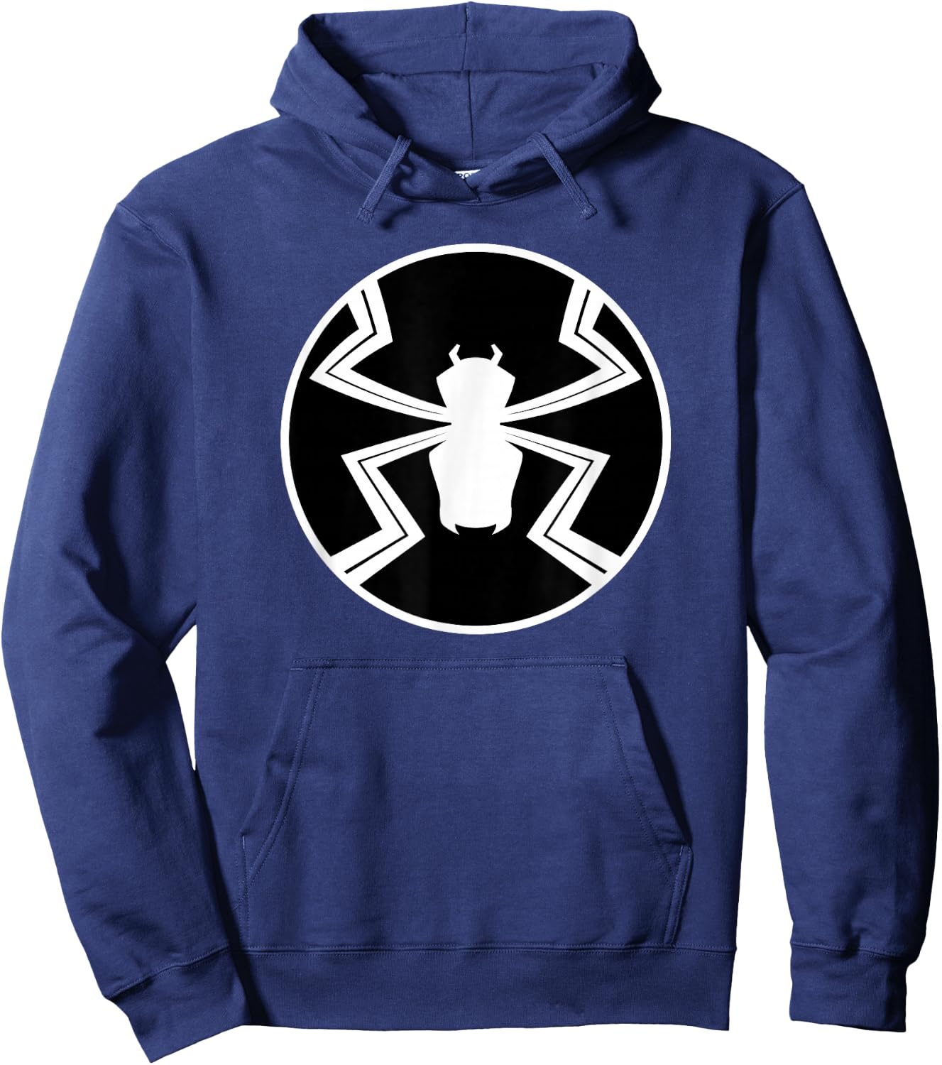 Marvel Comics Retro Classic Agent Venom White Outline Logo Hoodie - Hoodie | Navy