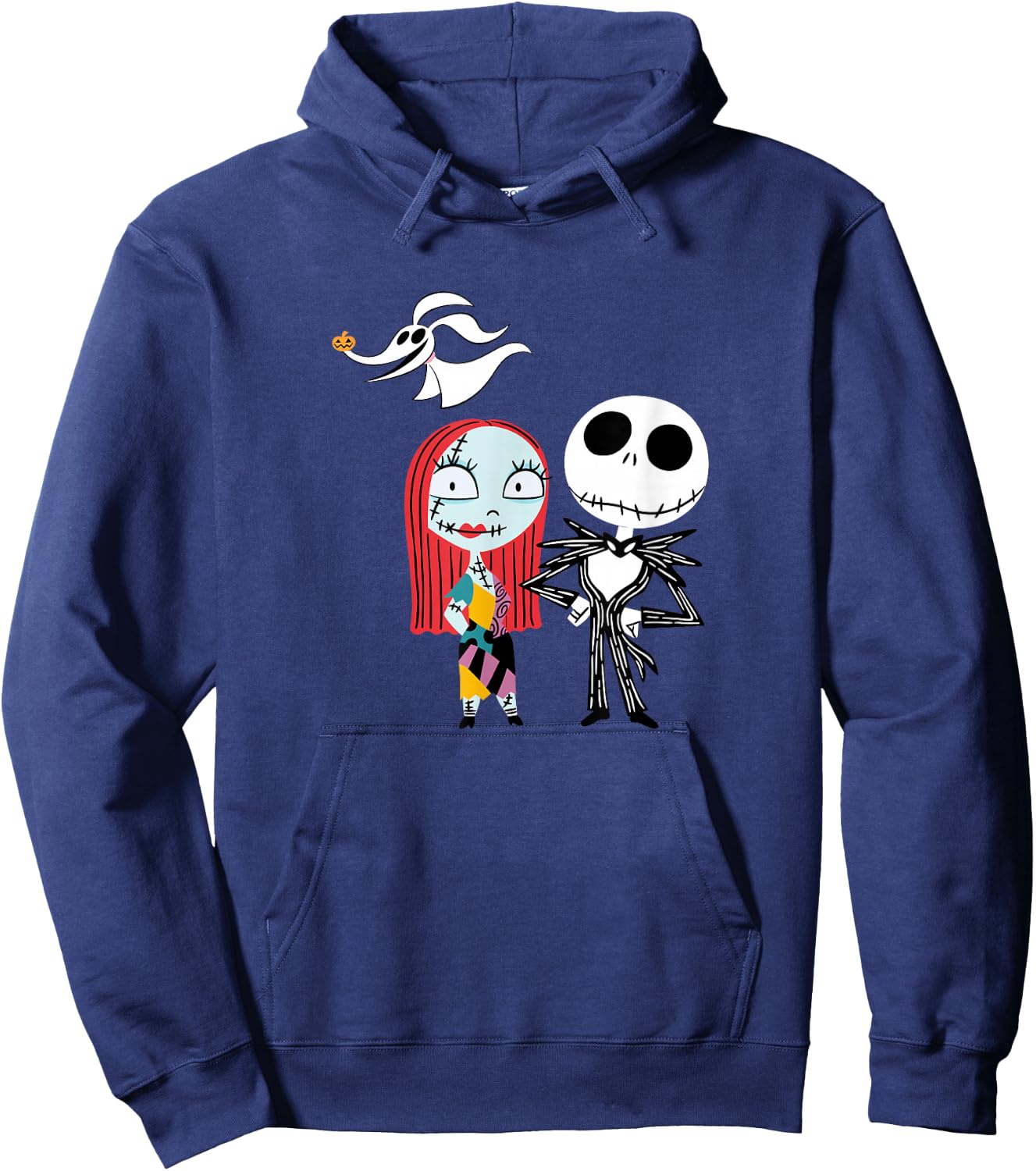 Disney - Nightmare Before Christmas Jack and Sally Hoodie - Hoodie | Navy