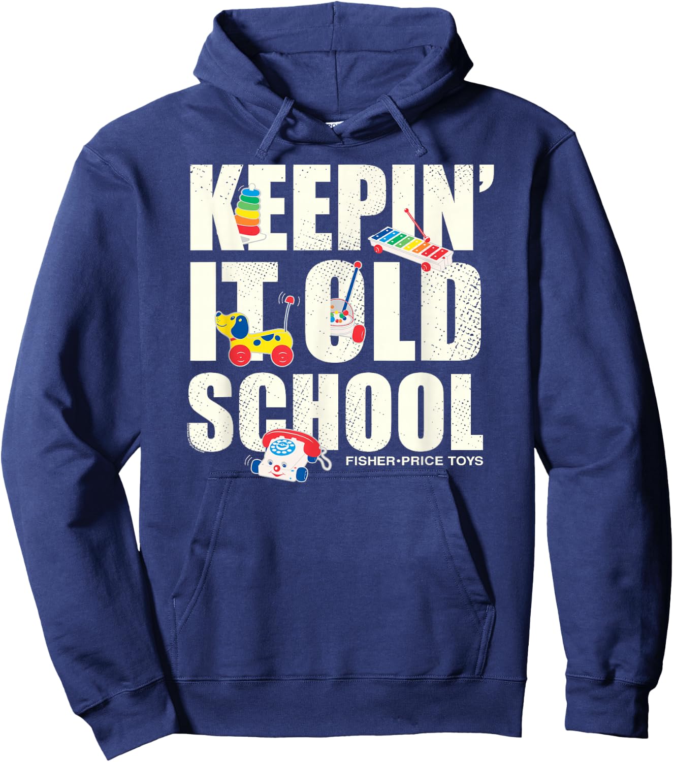 Fisher-Price Kids Blue Cotton 100% Classic Fit Short Sleeve , Small Hoodie - Hoodie | Navy