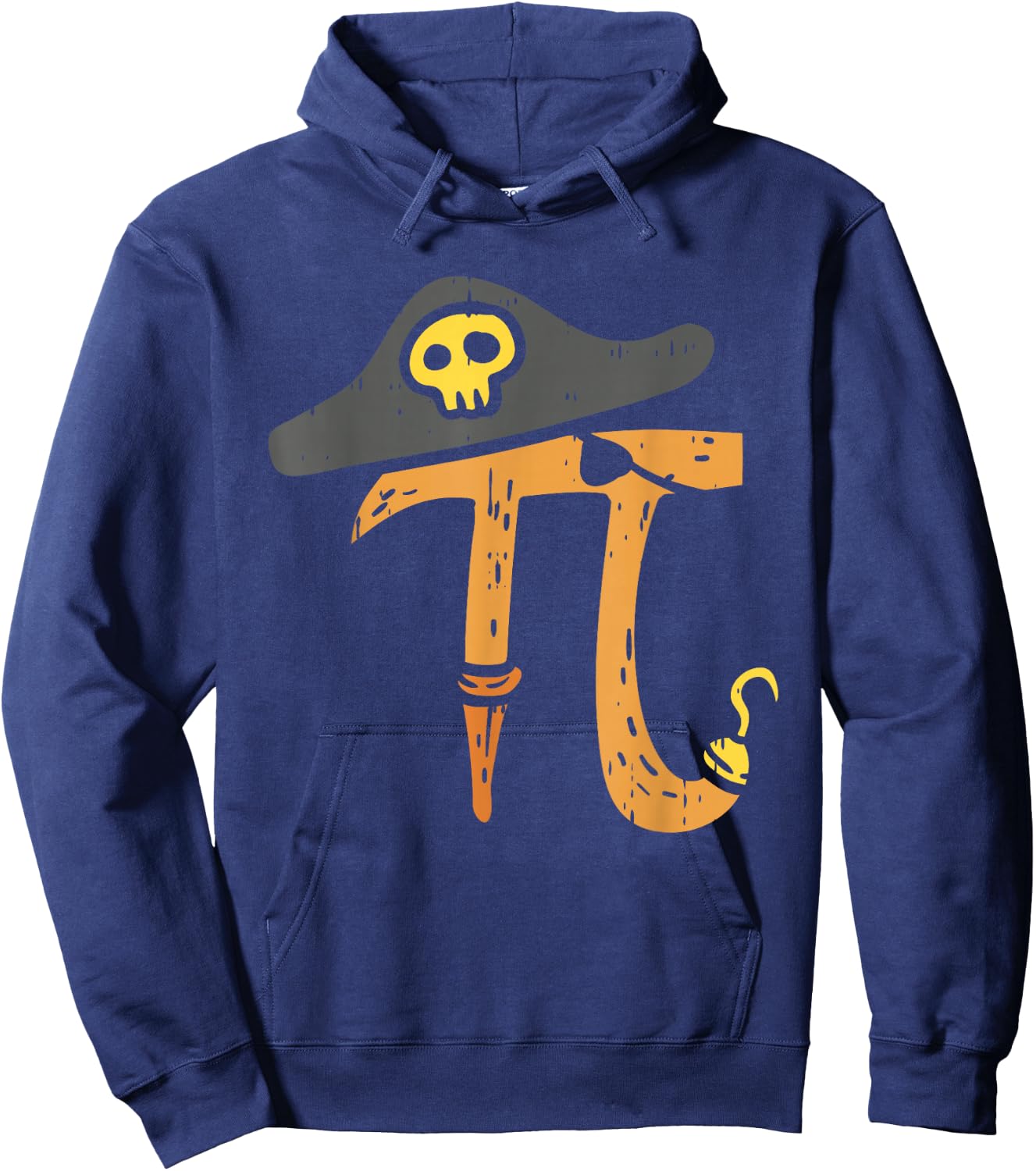 Funny Pi Day Rate Shirt Pirate Lovers Math Geek Gift Boys Hoodie - Hoodie | Navy