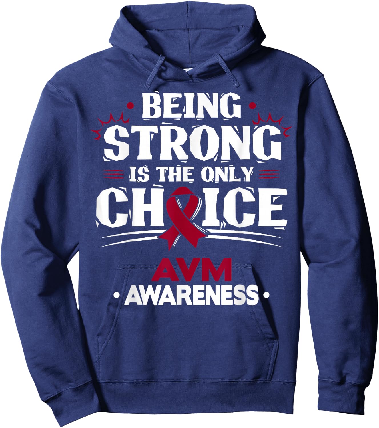 AVM Awareness - Arteriovenous Malformation Hoodie - Hoodie | Navy