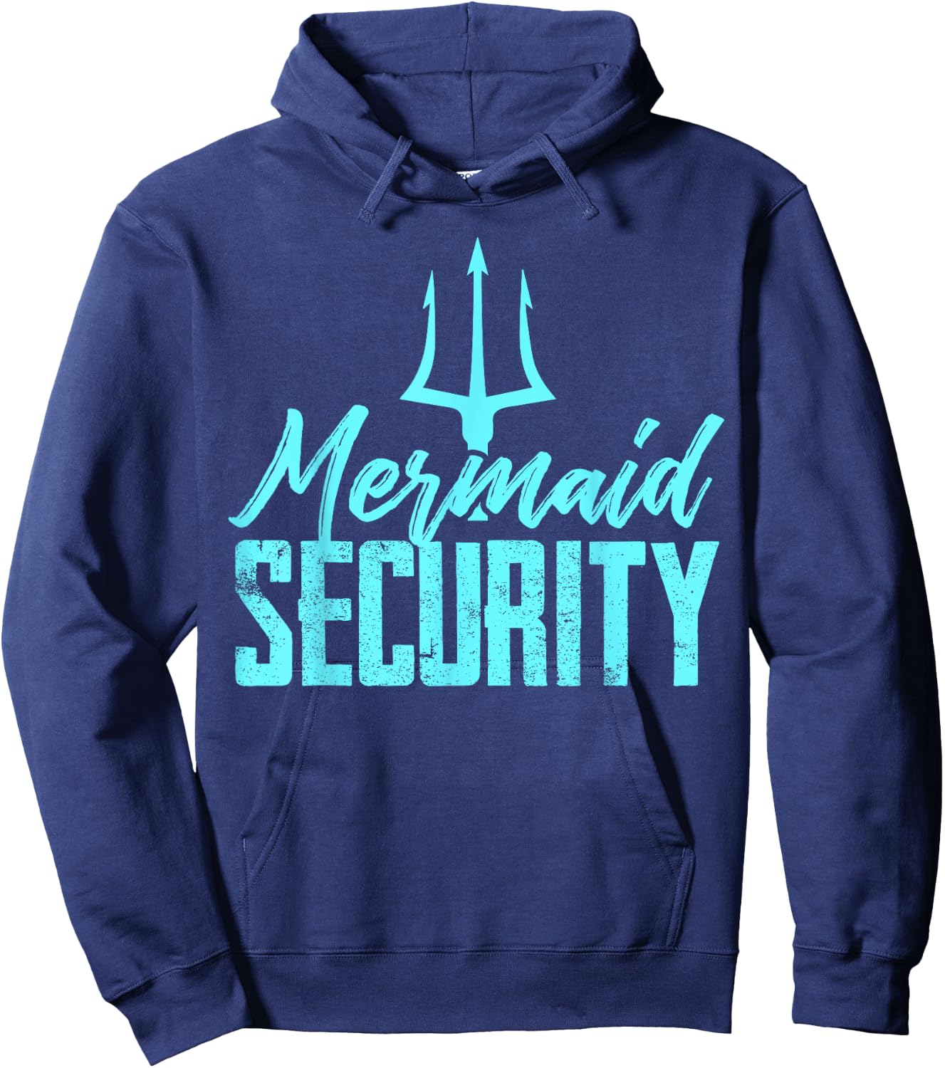 Mermaid Birthday Security Party T Shirt Dad Gift Hoodie - Hoodie | Navy