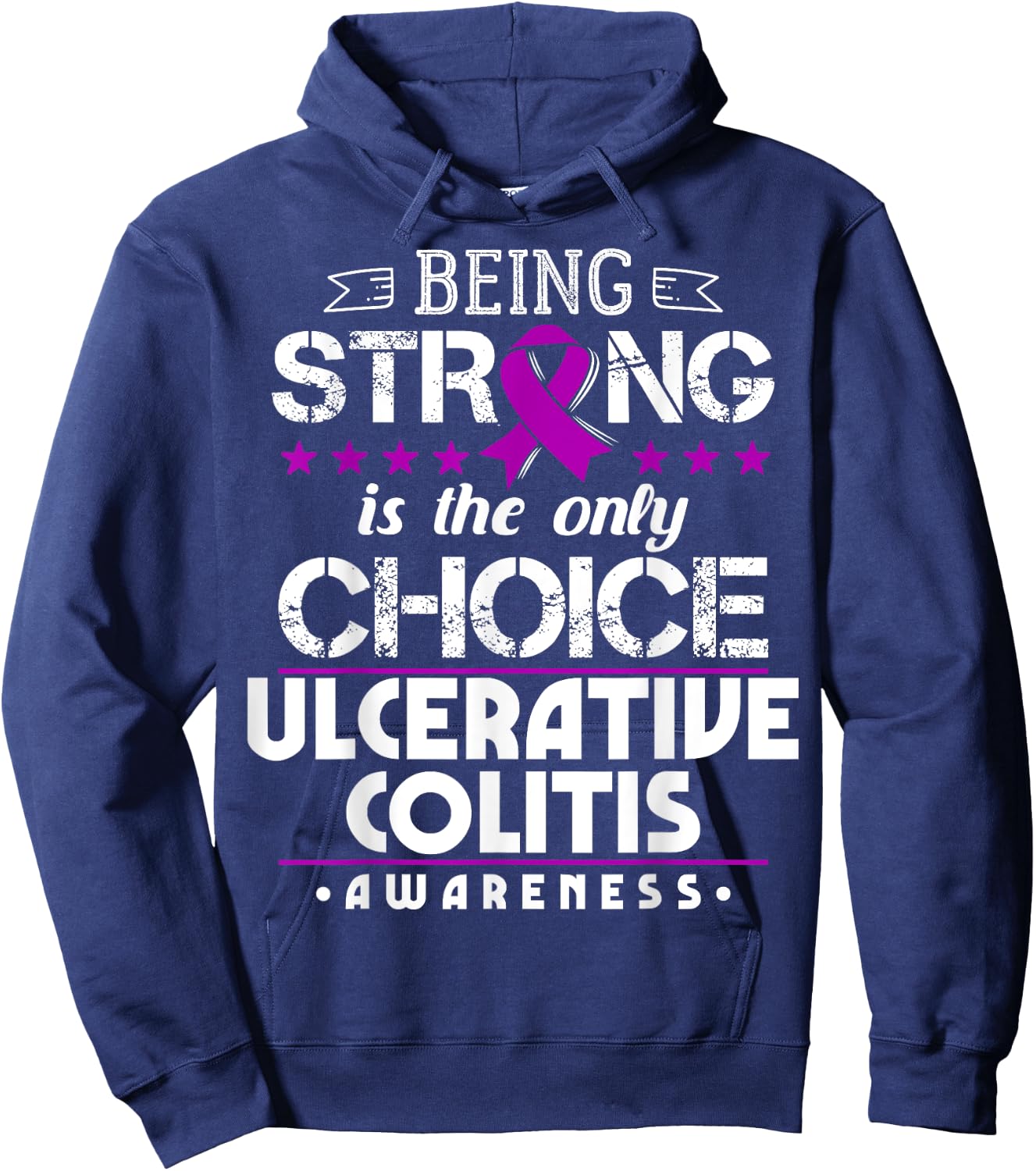 Ulcerative Colitis Awareness - Gift UC Patients Hoodie - Hoodie | Navy