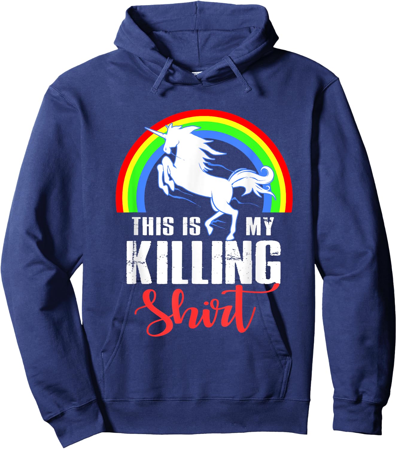 This Is My Killing Unicorn Hoodie - Hoodie | Navy