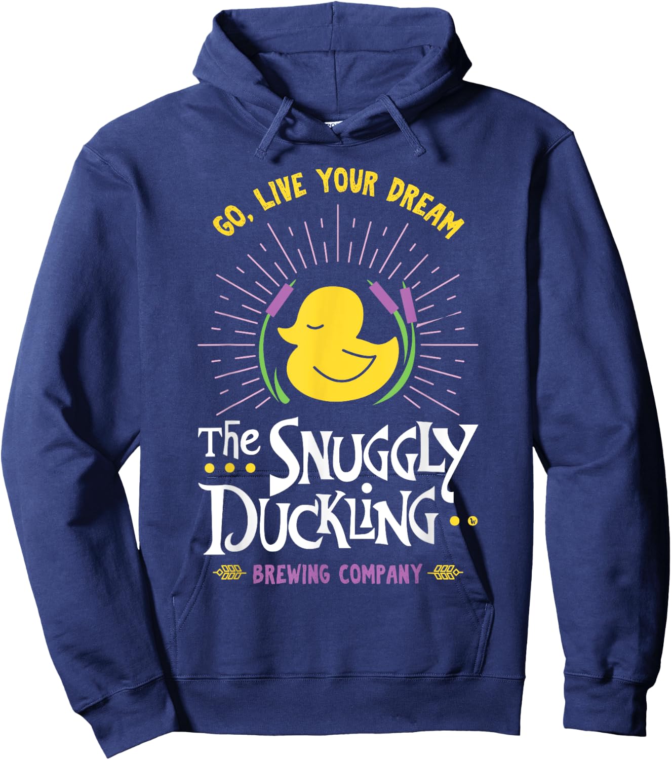 The Snuggly Duckling Brewing Company & Women Hoodie - Hoodie | Navy