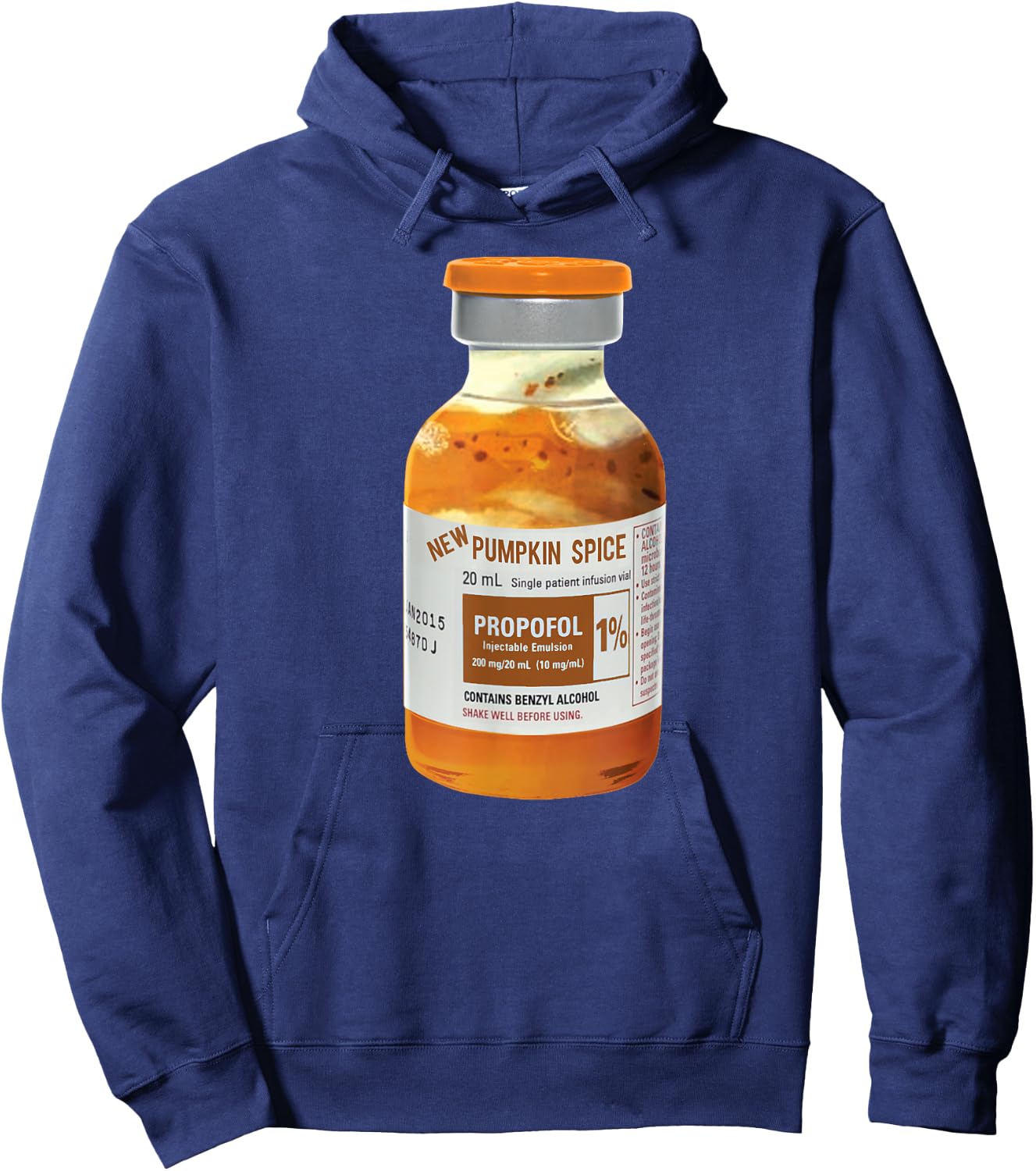 Pumpkin Spice Propofol Nurses design Hoodie - Hoodie | Navy