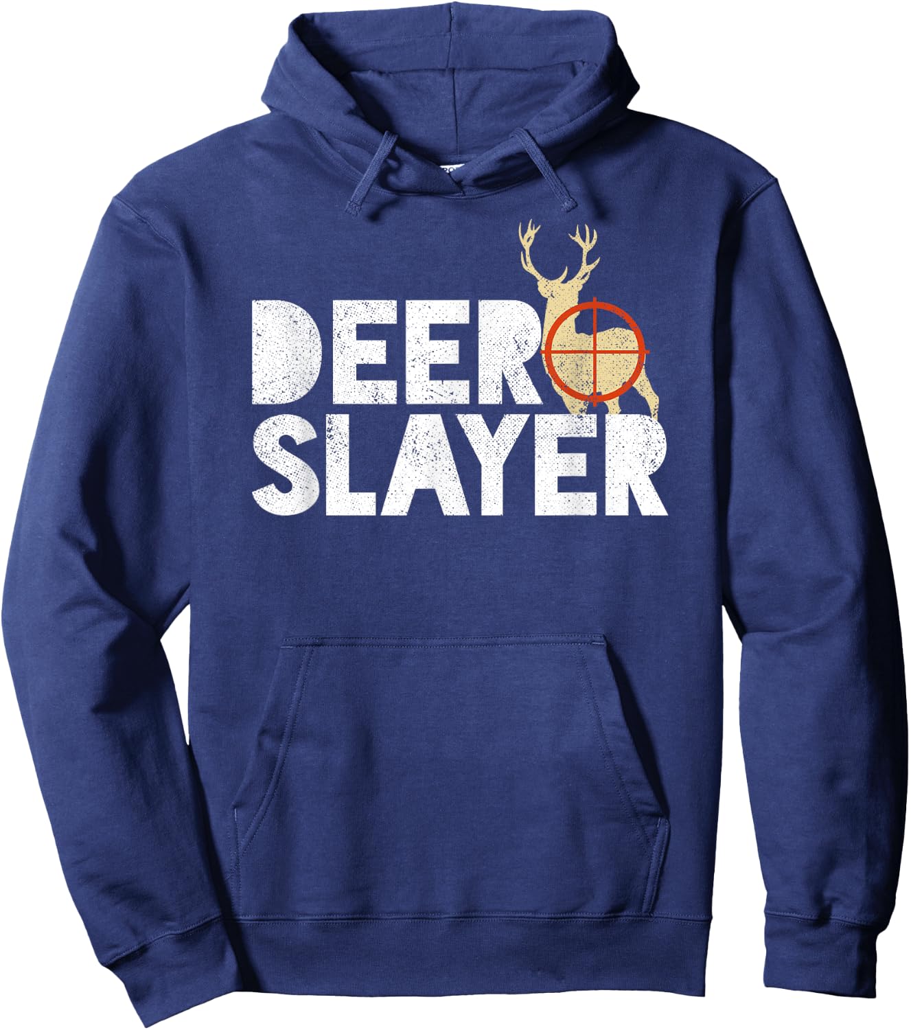 Deer Slayer Funny Deer Hunting Shirt Hoodie - Hoodie | Navy