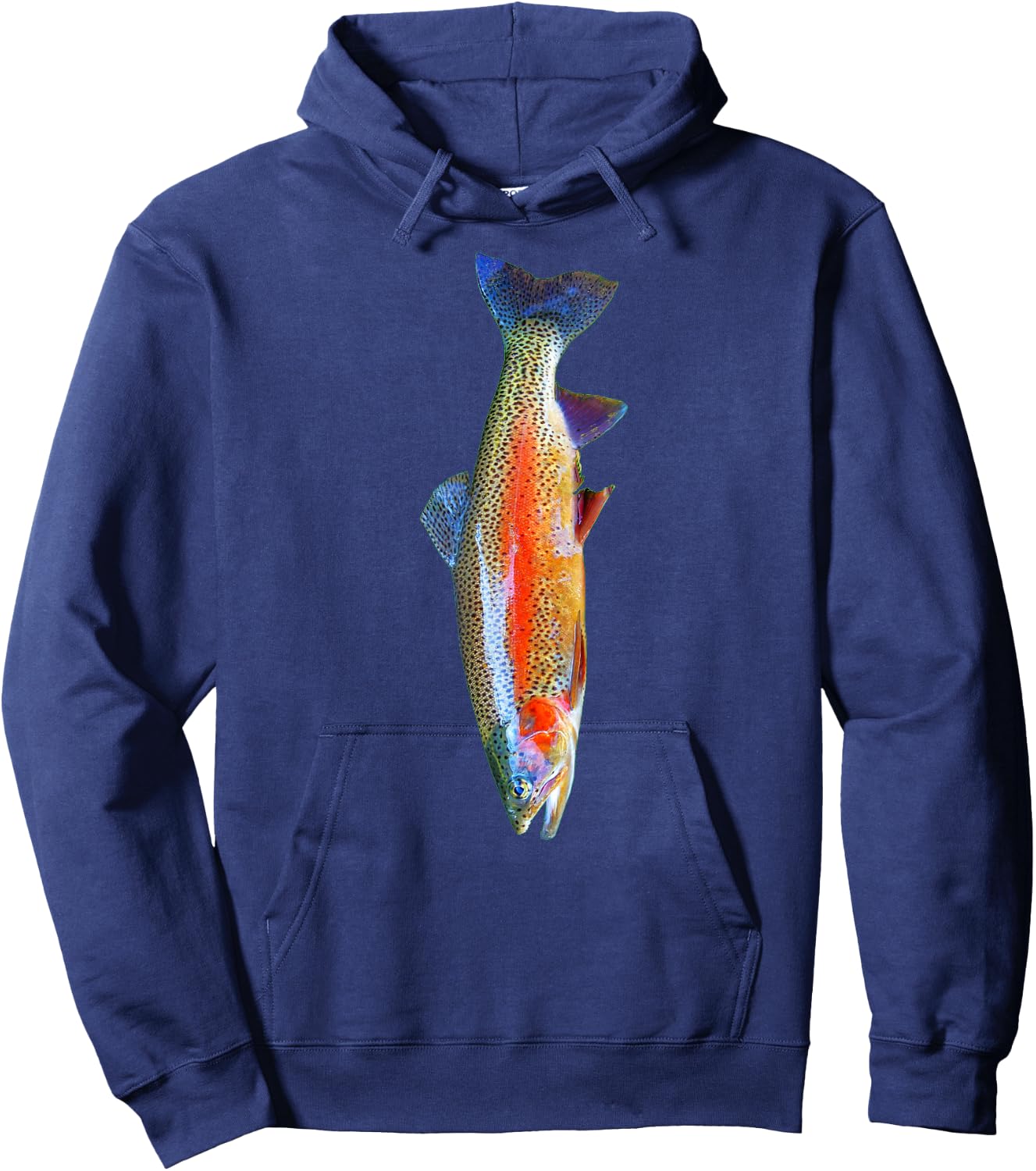 Rainbow Trout Fish Hoodie - Hoodie | Navy