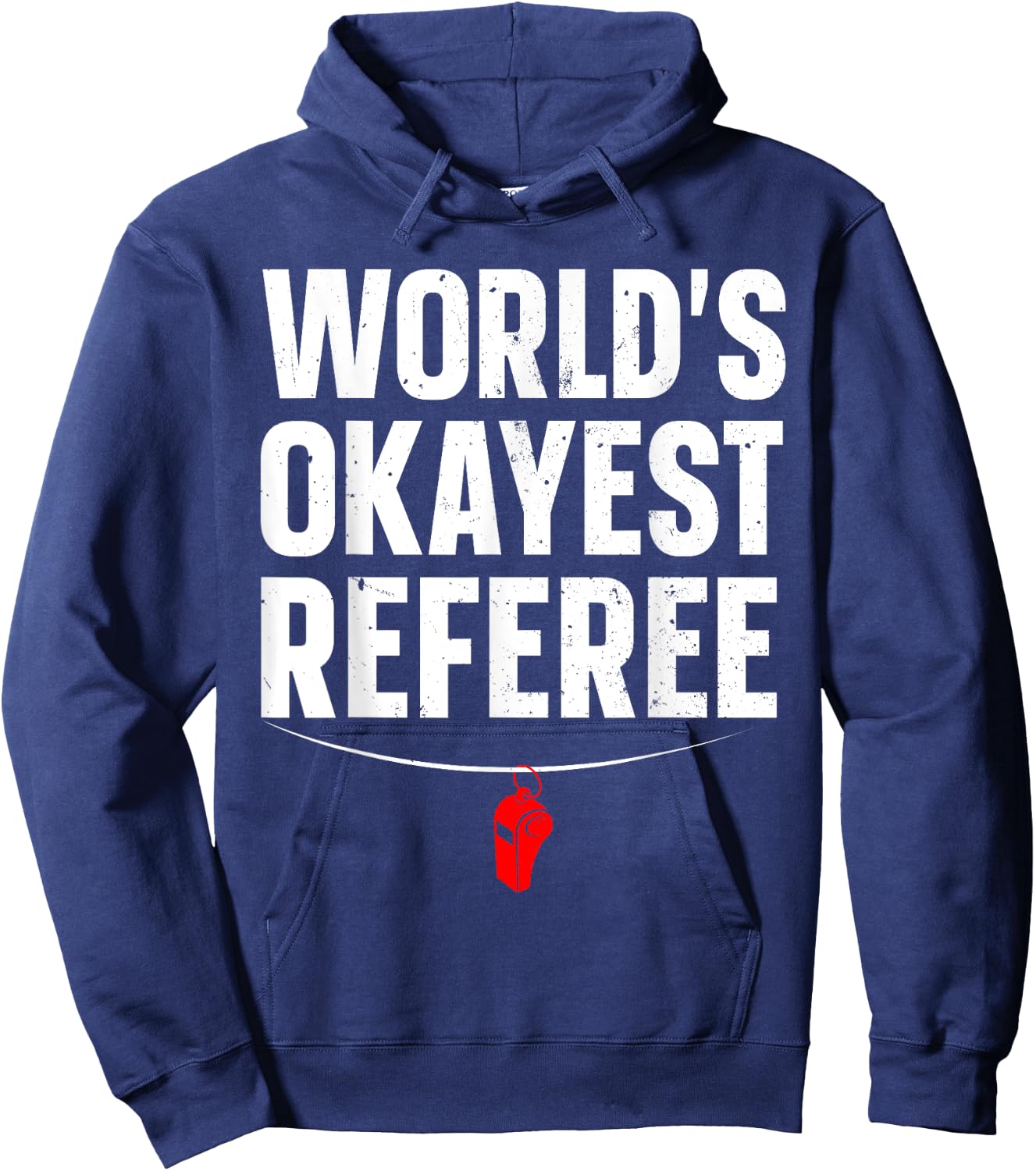 Funny Referee Art Women Sports Ref Stuff Gag Referee Hoodie - Hoodie | Navy