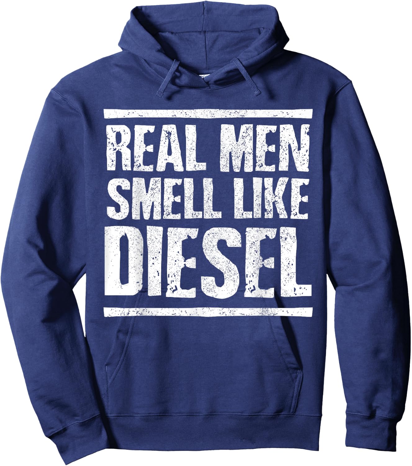 Real Men Smell Like Diesel - Trucker Truck Driver Gift Hoodie - Hoodie | Navy