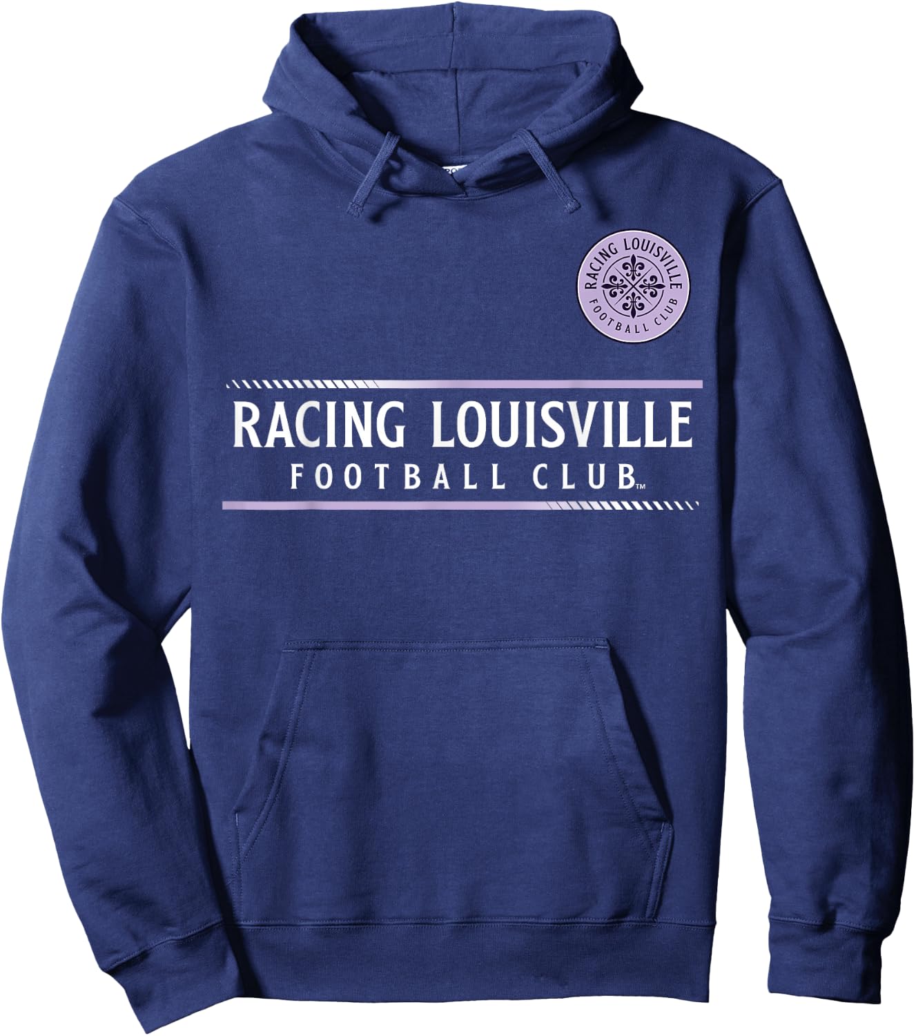 Officially Licensed Racing Louisville FC Soccer NWSL Apparel Hoodie - Hoodie | Navy