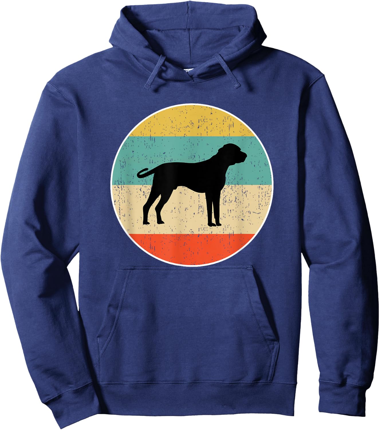 Black Mouth Cur Dog Hoodie - Hoodie | Navy