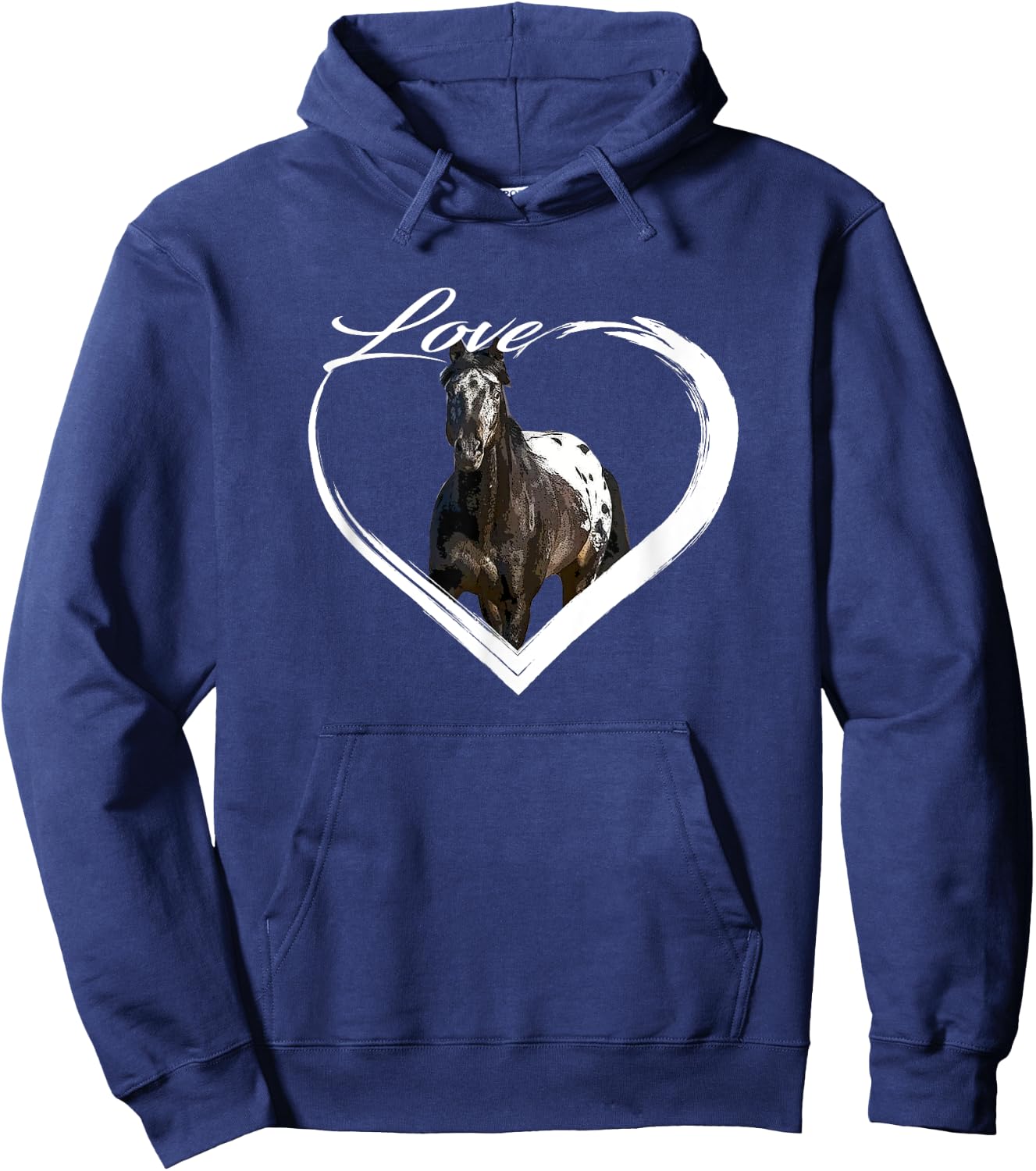 Love Appaloosa Paint Horse Lover of Horses Gift Hoodie - Hoodie | Navy