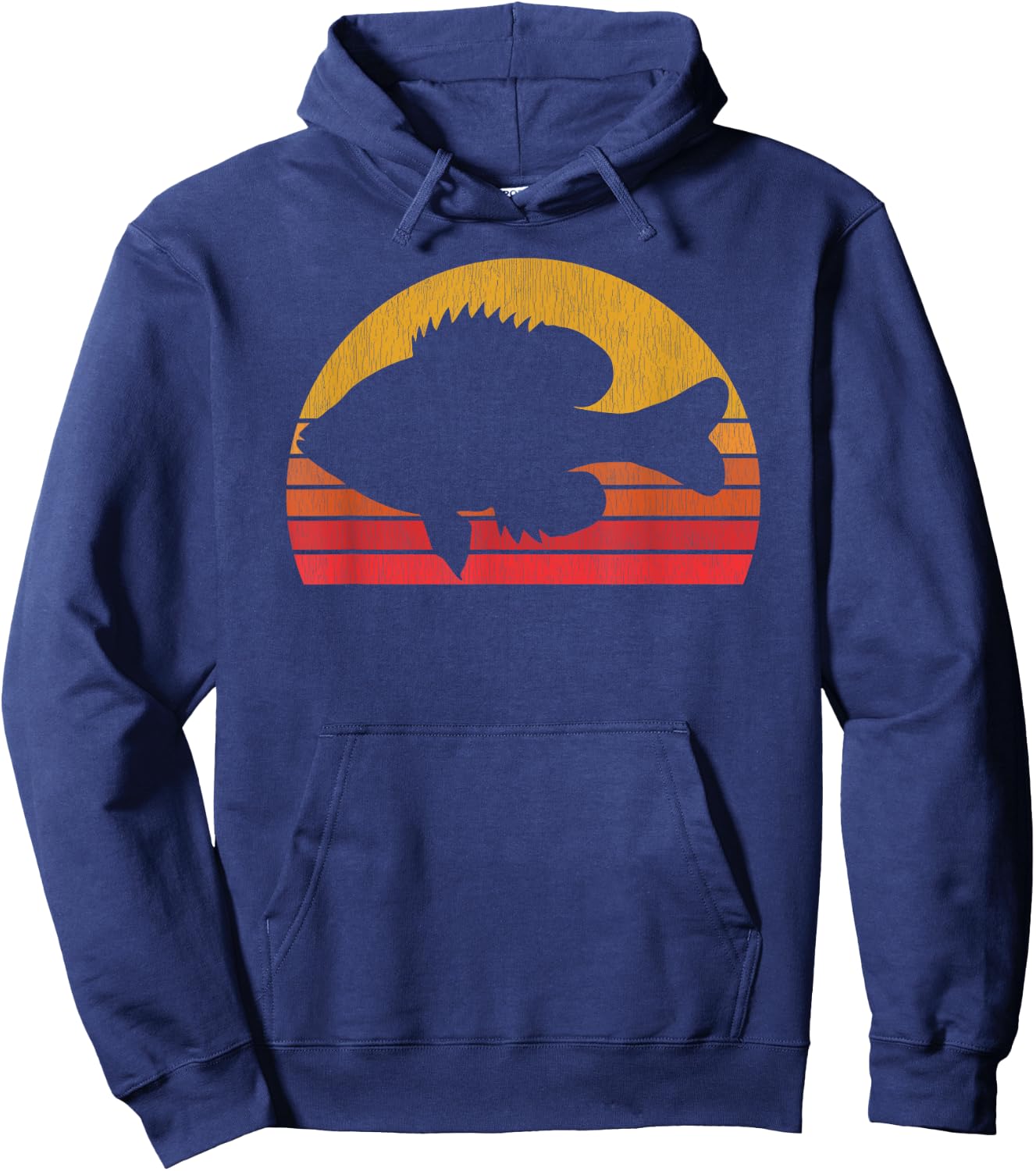 Bluegill Fishing - Panfish Retro Fisherman Gift Hoodie - Hoodie | Navy
