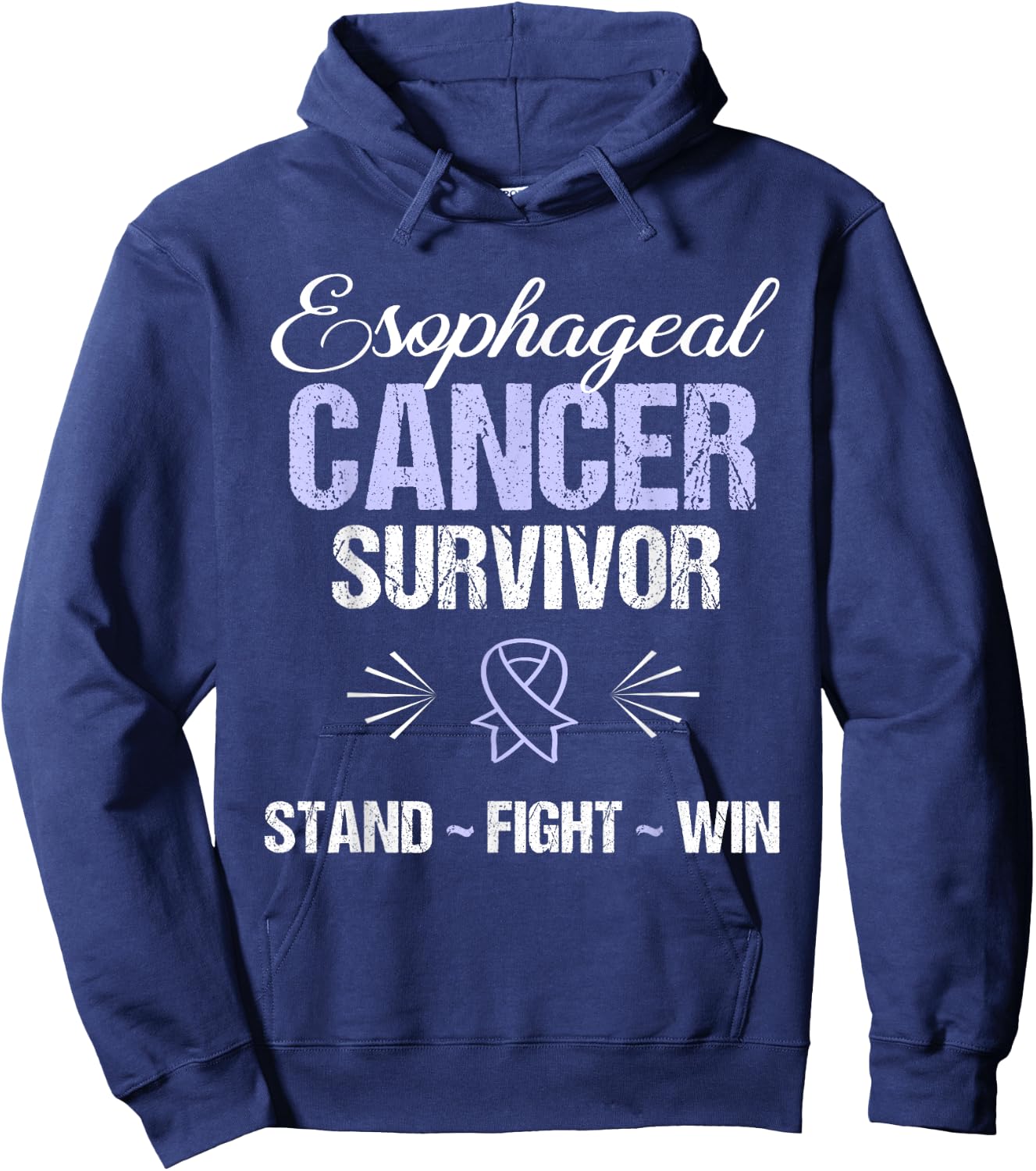 Esophageal Cancer Survivor Awareness Hoodie - Hoodie | Navy