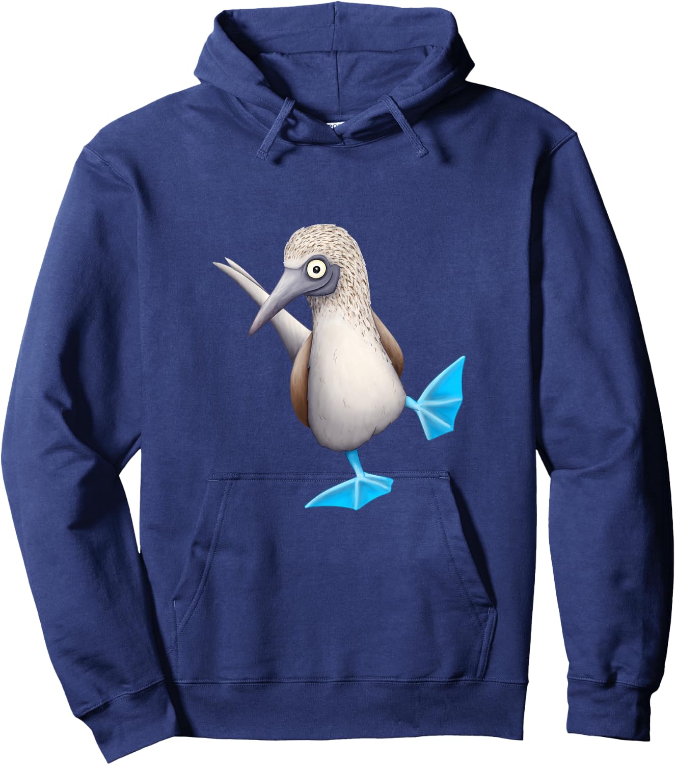 Fancy Dancing Sea Bird Funky Blue Foot Booby Hoodie - Hoodie | Navy