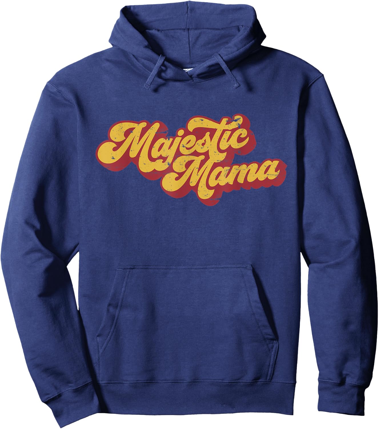 Majestic Mama Vintage 70s Gift Hoodie - Hoodie | Navy