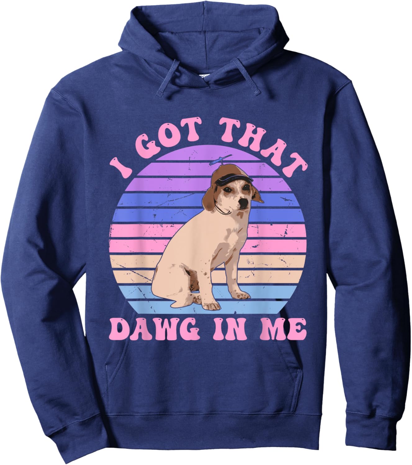 Vintage Women Hoodie - Hoodie | Navy