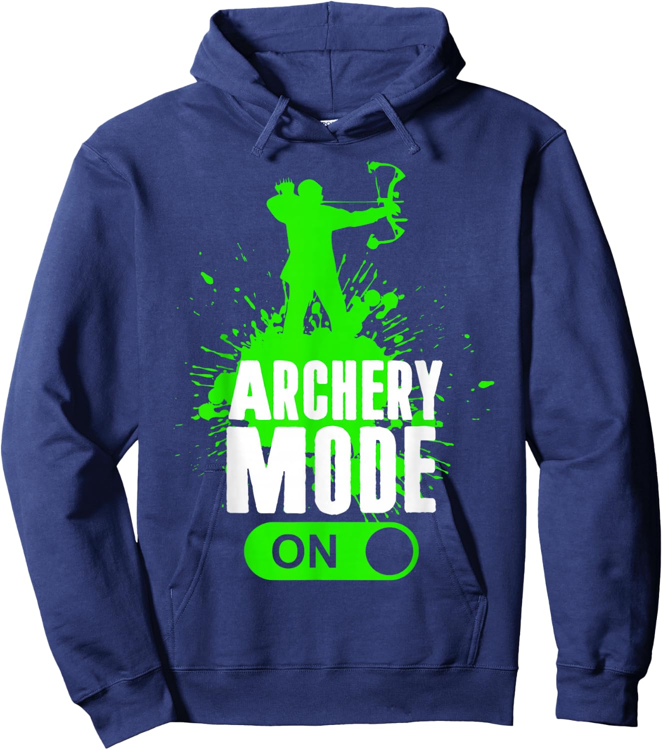 Archery Mode On Cool Hunting Bow Arrow Men Kids Archer Gift Hoodie - Hoodie | Navy