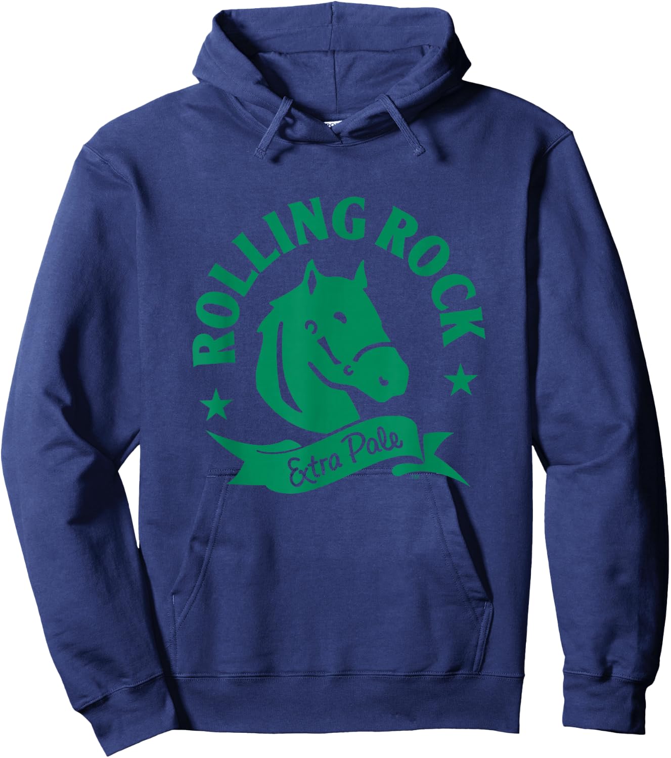 Rolling Rock Extra Pale Horsehead Hoodie - Hoodie | Navy