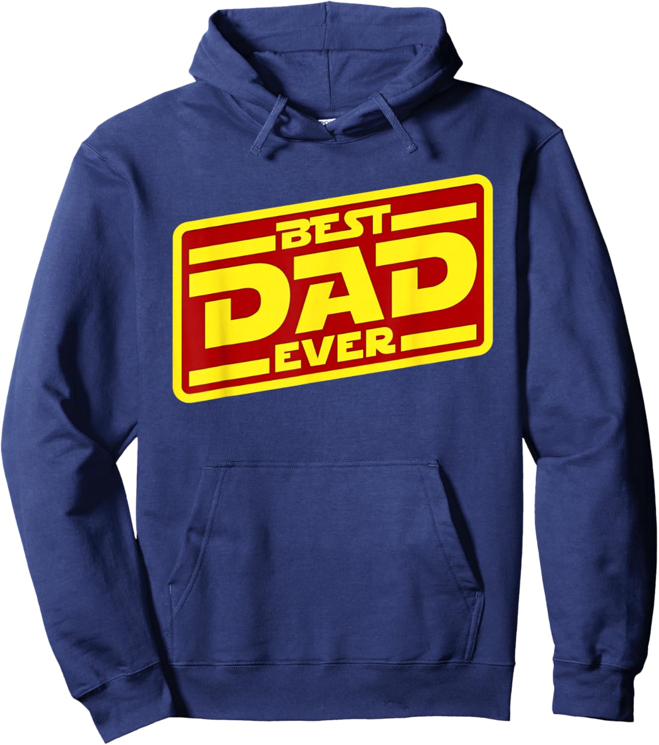Retro Best Dad Ever Funny Fathers Day Husband Dad Gifts Hoodie - Hoodie | Navy