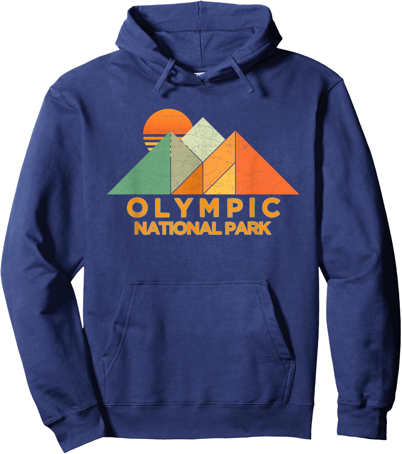 Retro Vintage Olympic Shirt National Park Shirt Hoodie - Hoodie | Navy