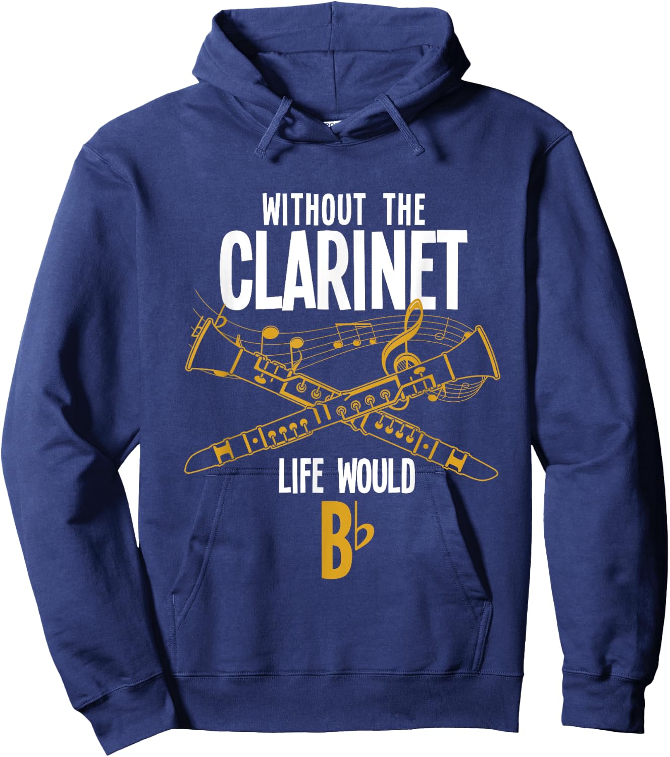 Music Musician Clarinetist Gifts Clarinet Hoodie - Hoodie | Navy