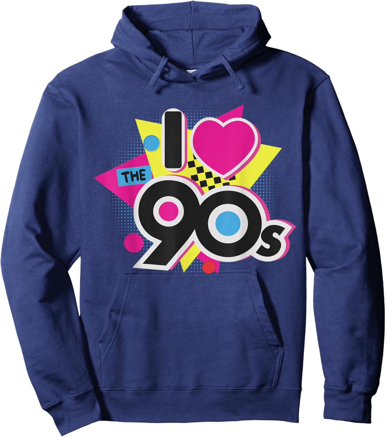I Love The 90s Hoodie - Hoodie | Navy