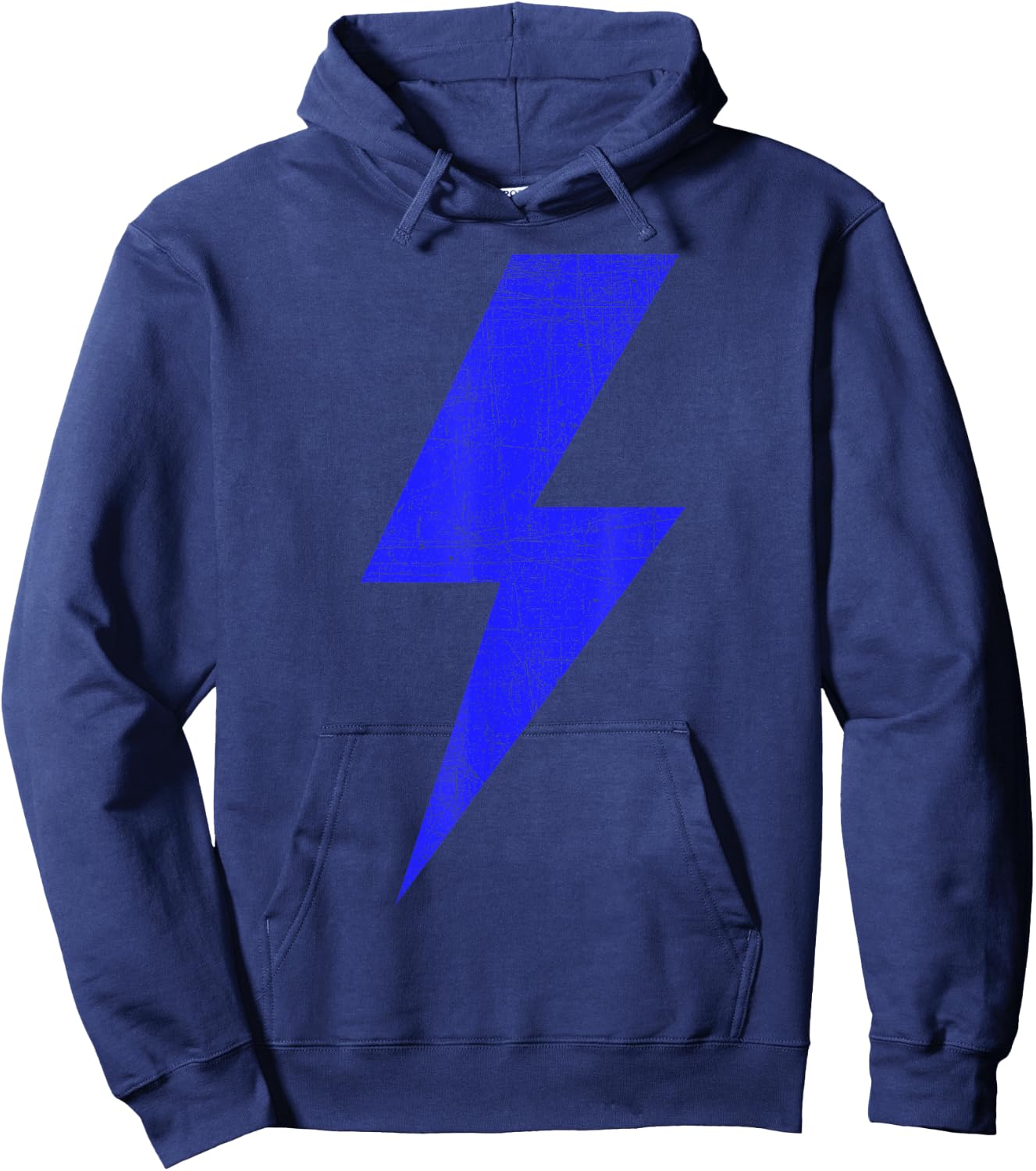 Bolt Lightning Blue Thunderbolt Team Hoodie - Hoodie | Navy
