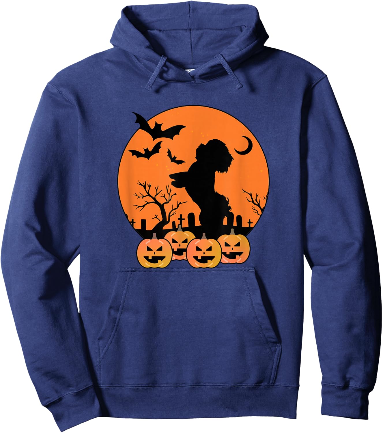 Dabbing Shih Tzu Halloween Dab Dance Dog Shirt Women Kids Hoodie - Hoodie | Navy