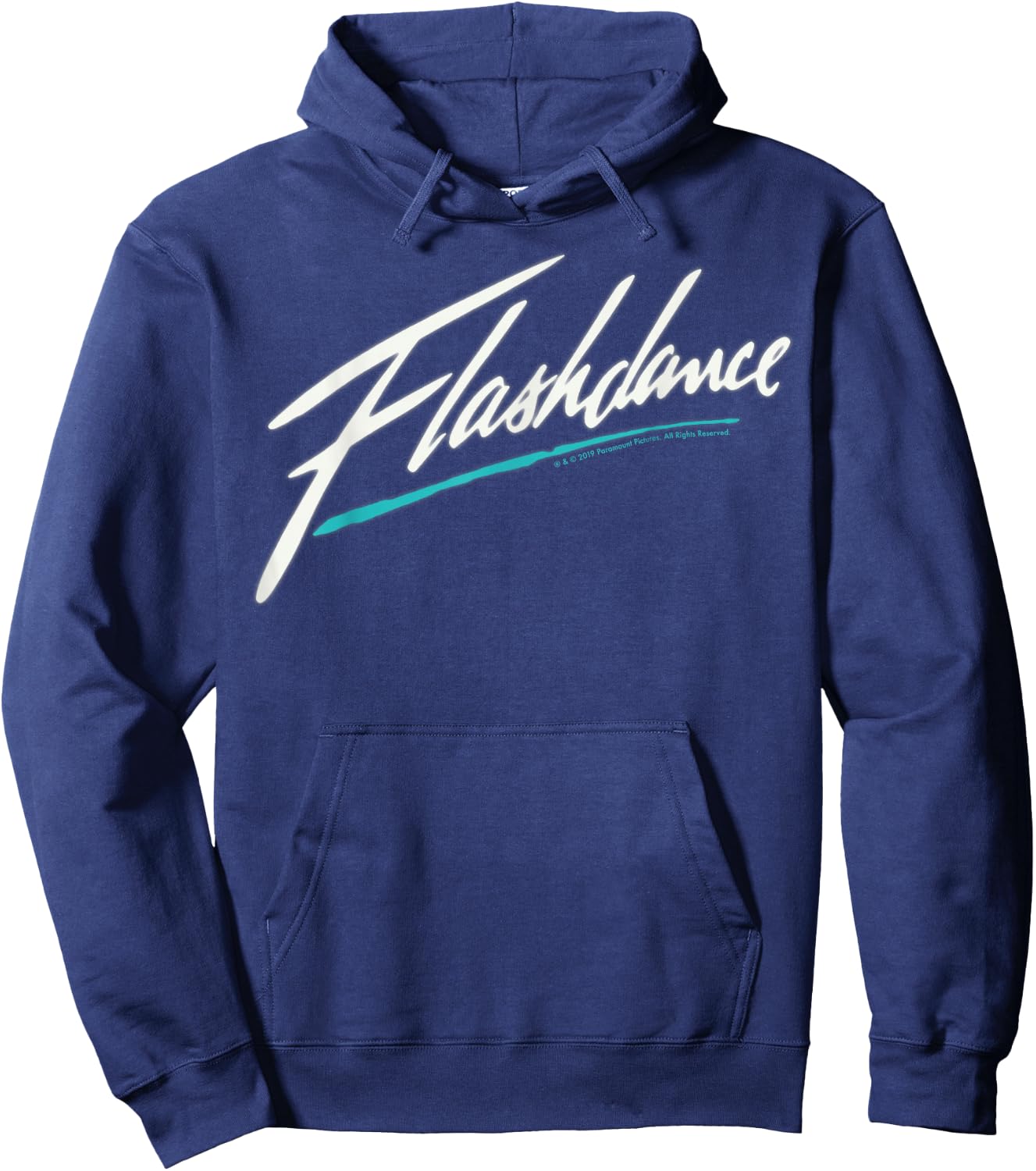 Flashdance Simple Title Logo Hoodie - Hoodie | Navy
