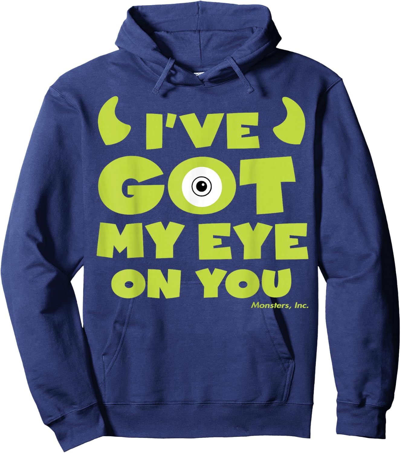 Disney Pixar Monsters, Inc. Mike I've Got My Eye On You! Hoodie - Hoodie | Navy
