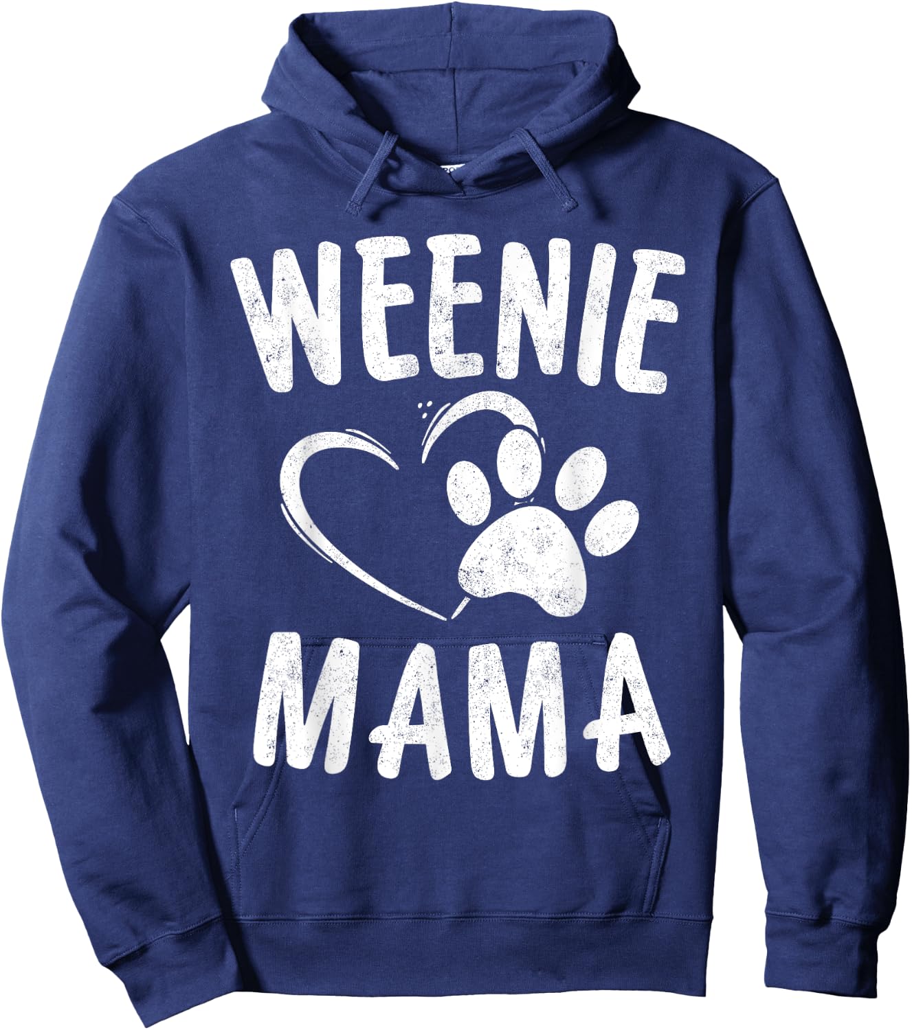 Weenie Mama Gift Pet Doxie Lover Apparel Dog Dachshund Mom Hoodie - Hoodie | Navy
