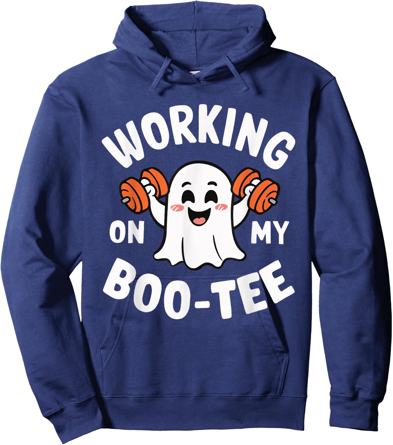 Working On My Boo Hoodie - Hoodie | Navy