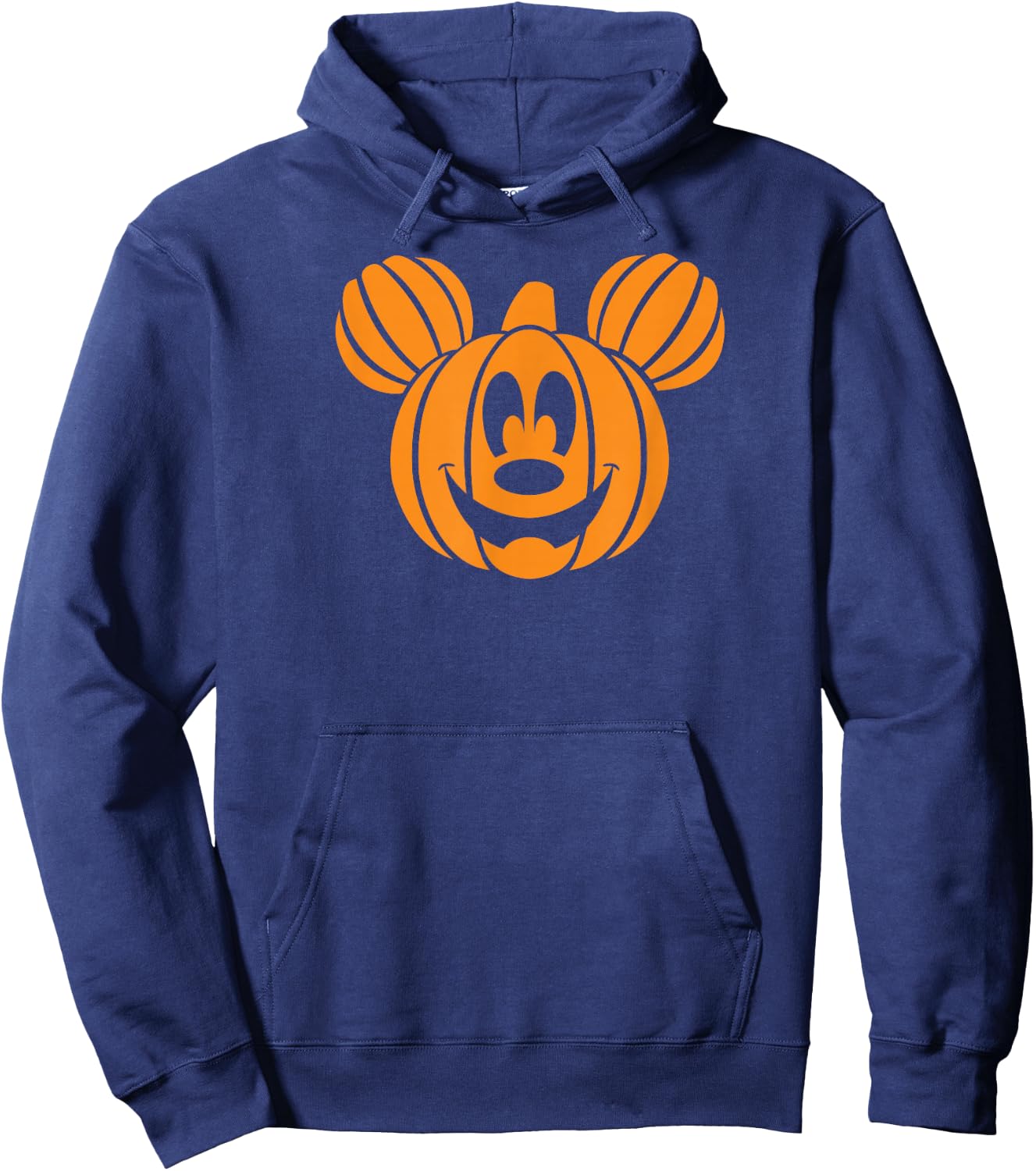 Disney - Mickey Mouse Halloween Pumpkin Head Hoodie - Hoodie | Navy