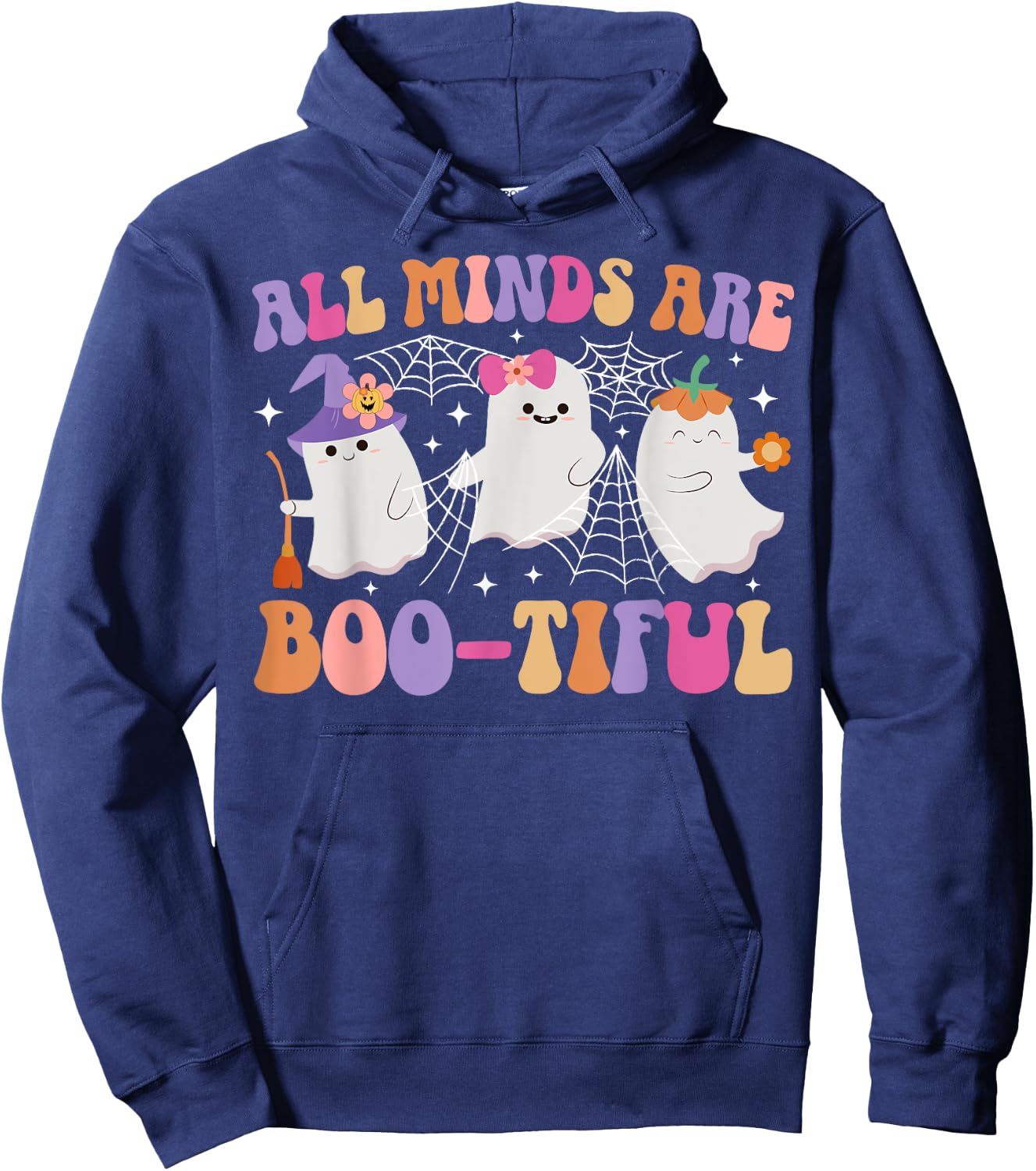 Spooky SPED Teacher Halloween Special Education Teacher Hoodie - Hoodie | Navy