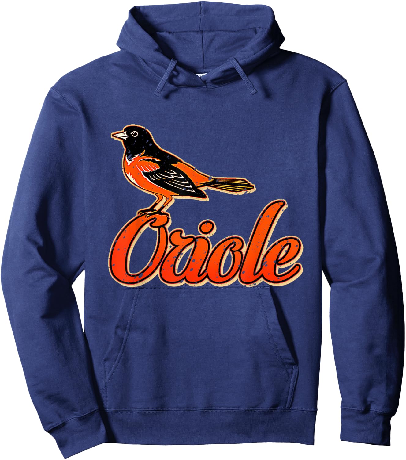 Vintage Oriole Bird' Amazing Bird Gift Shirt Hoodie - Hoodie | Navy