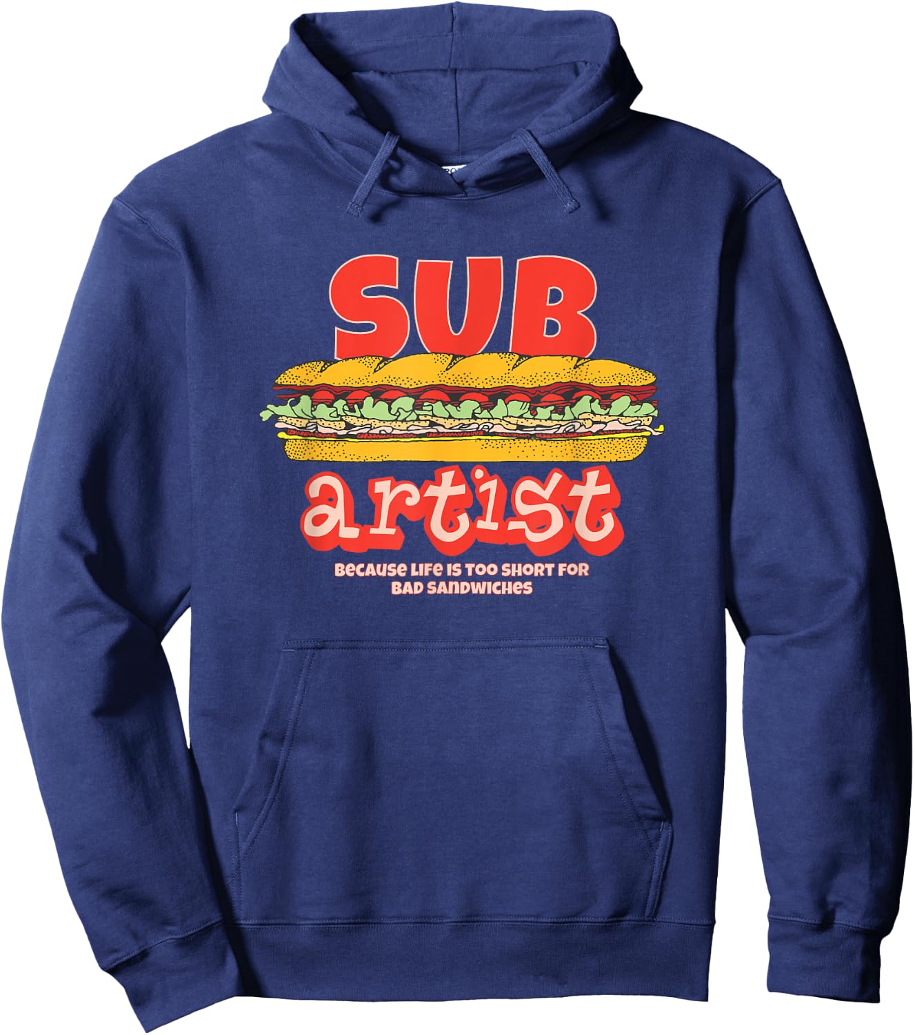 Sub Artist - Expert Hoagie Sandwich Maker Hoodie - Hoodie | Navy