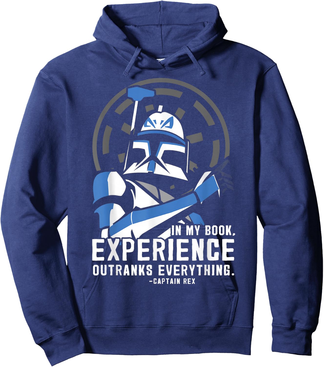 Star Wars Clone Wars Captain Rex Experience Graphic Hoodie - Hoodie | Navy