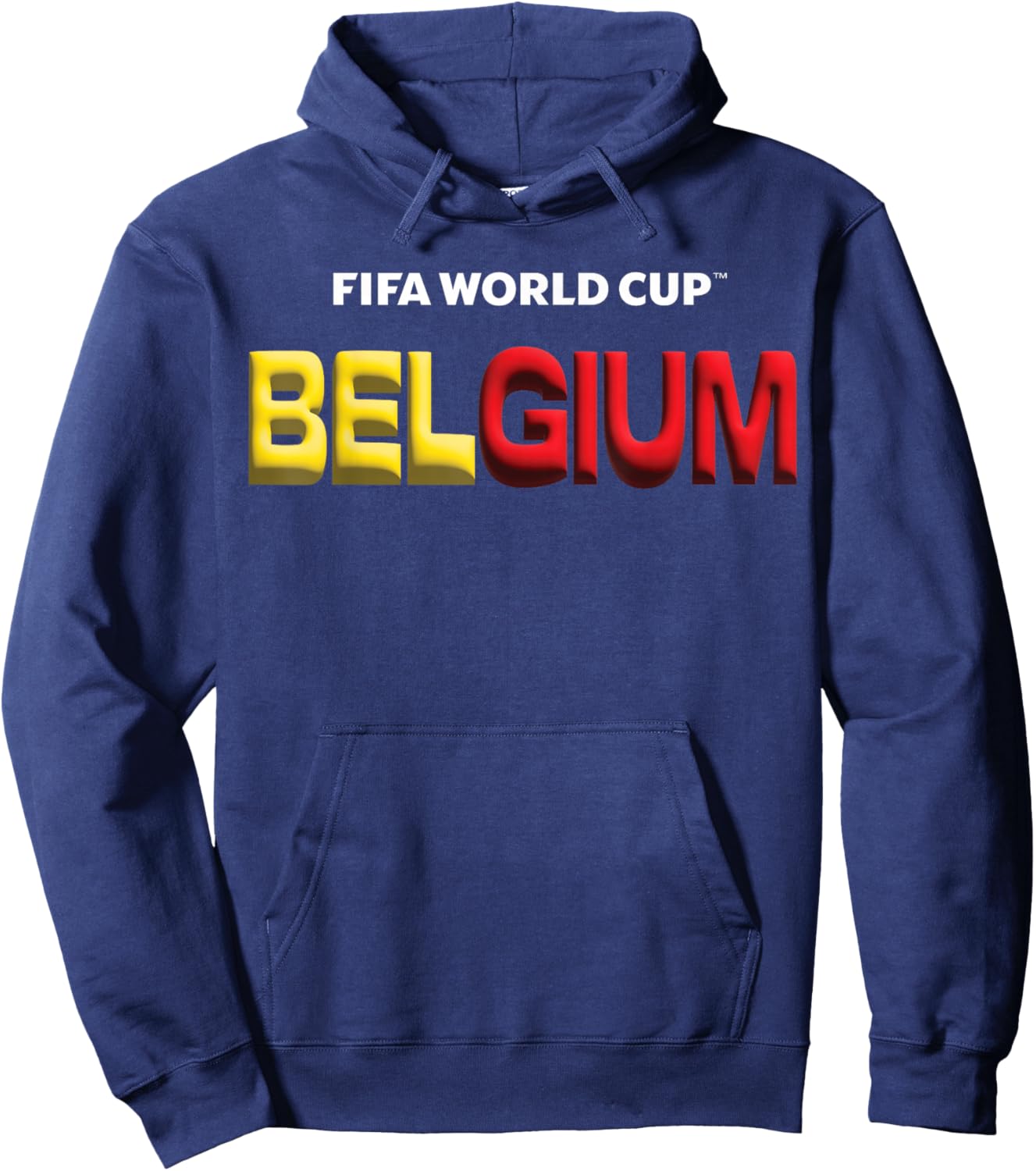 FIFA World CUP26 Belgium Bubble Color Hoodie - Hoodie | Navy