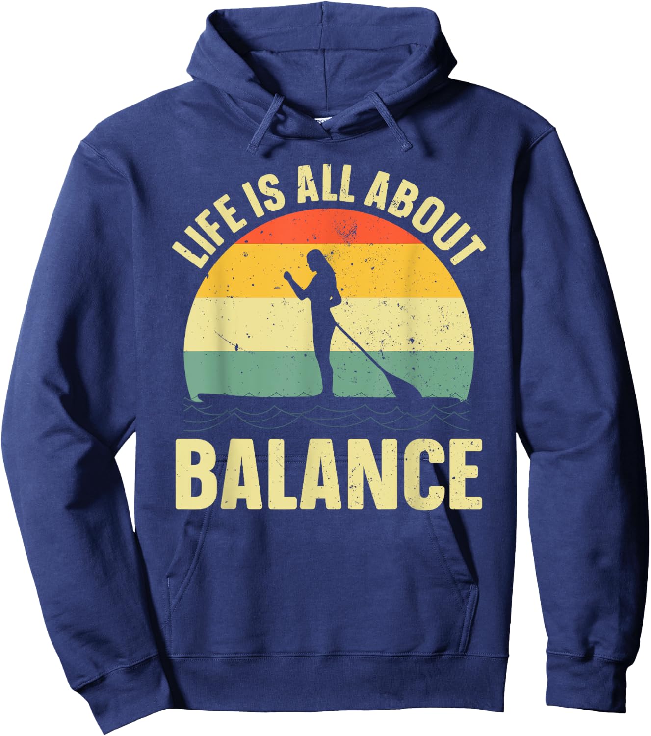 Paddleboard Art Women Paddleboarding Paddle Board Hoodie - Hoodie | Navy
