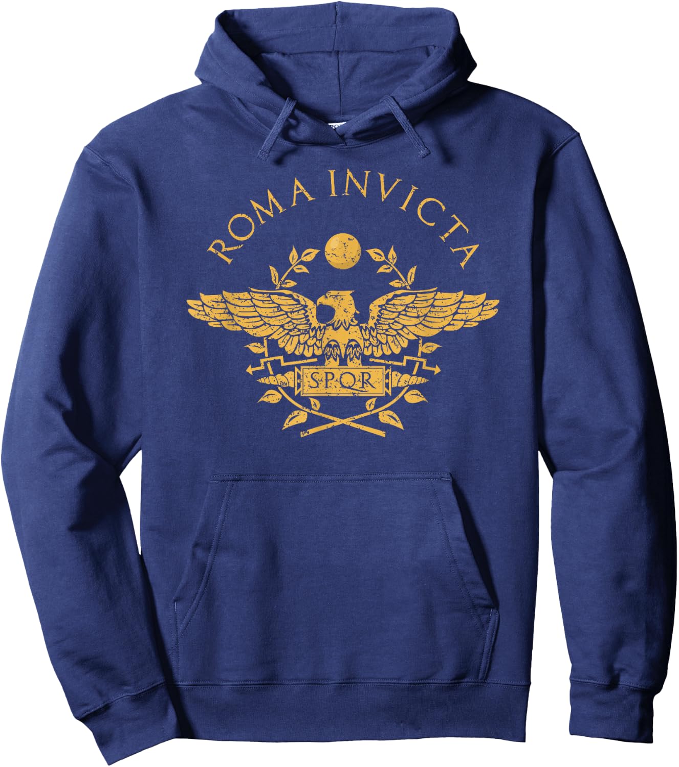 Roma Invicta Roma Caput Mundi Hoodie - Hoodie | Navy