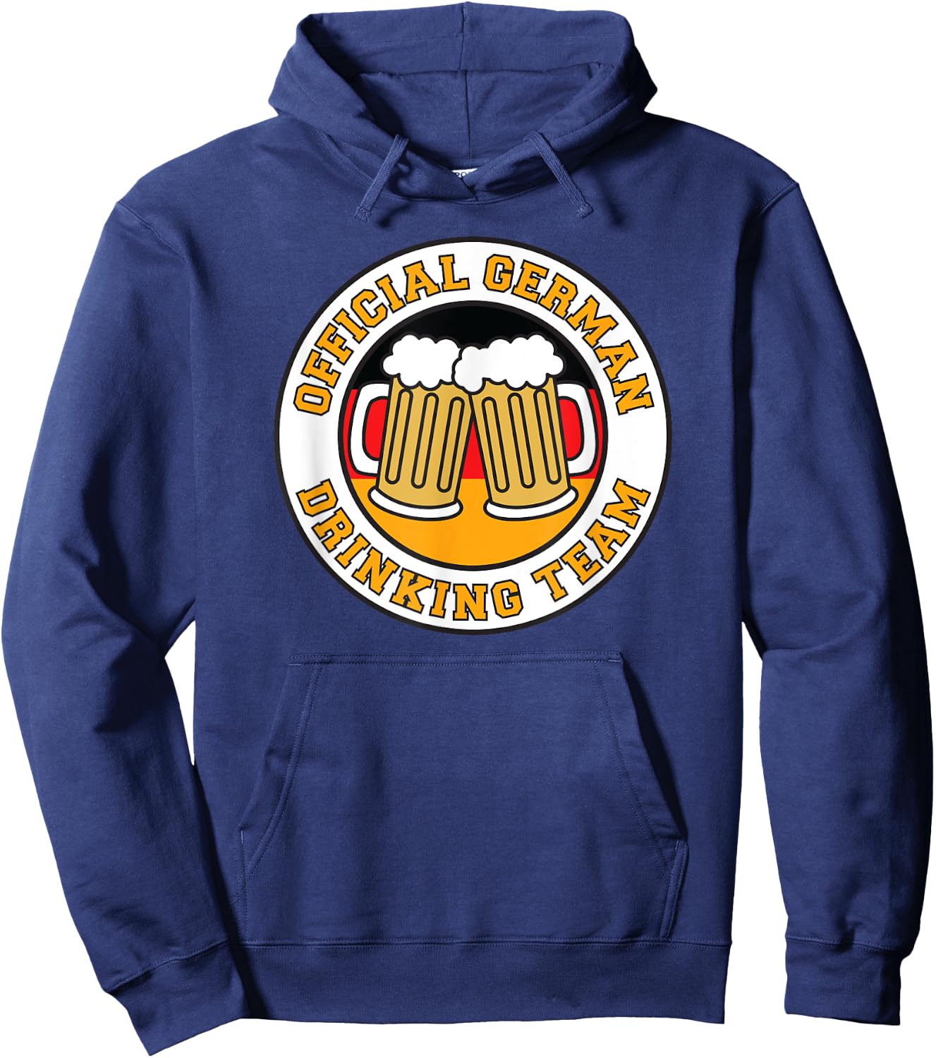 Official German Drinking Team Flag Germany Funny Beer Hoodie - Hoodie | Navy